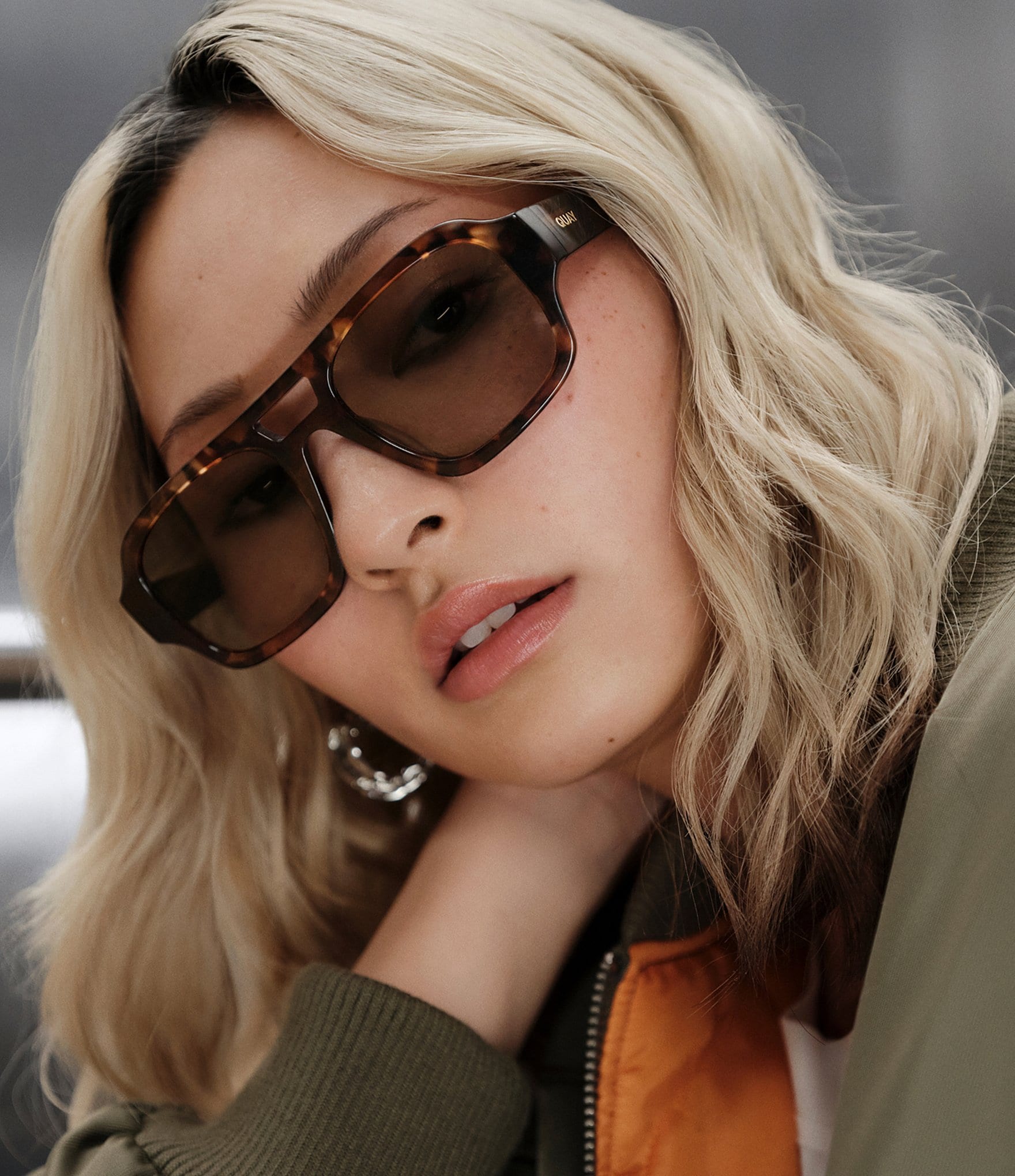 QUAY Women's Why Not 54mm Aviator Sunglasses