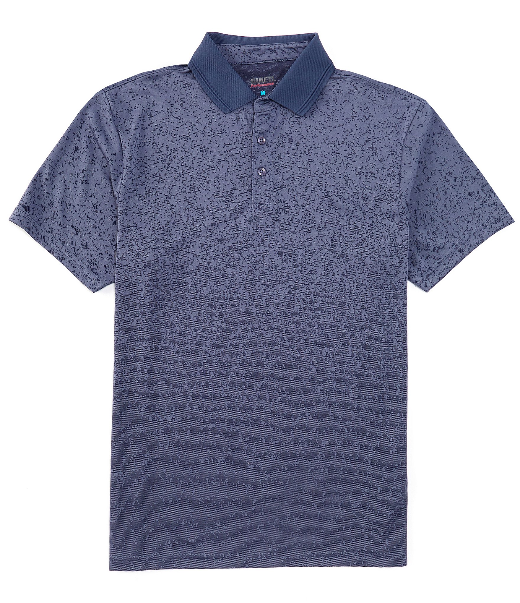 Quieti Jacquard Short Sleeve Polo Shirt