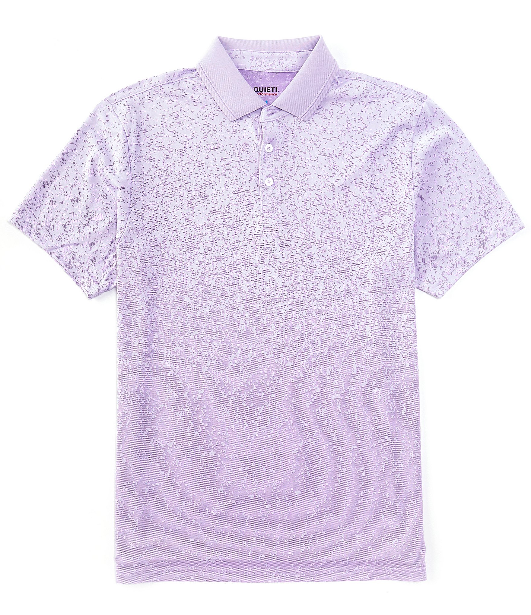 Quieti Jacquard Short Sleeve Polo Shirt