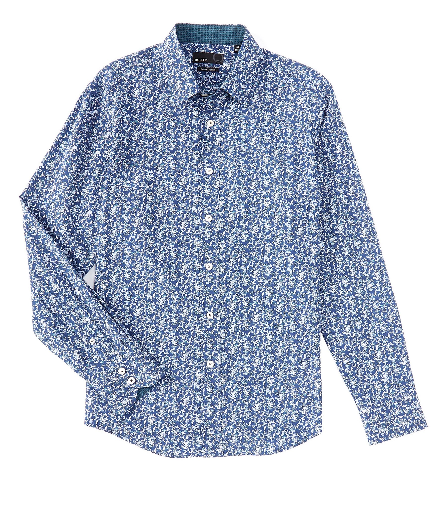 Quieti Paisley Stretch Long-Sleeve Woven Shirt | Dillard's