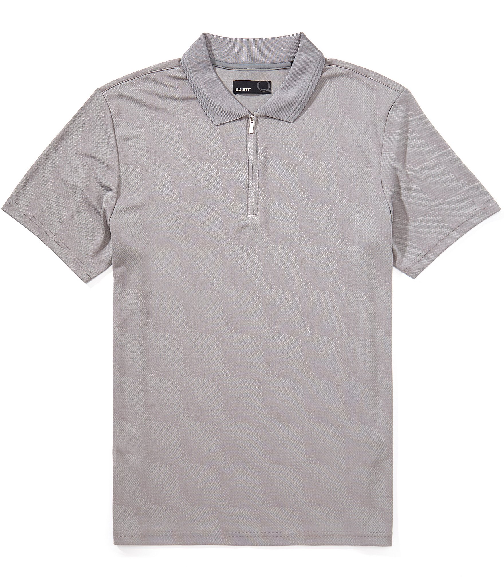 Quieti Two-Tone Short Sleeve Polo Shirt
