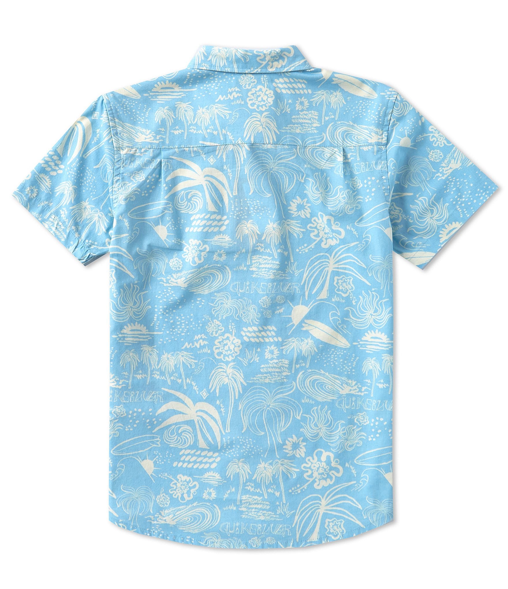 Quiksilver Big Boys 8-20 Short Sleeve Apero Flow Woven Shirt