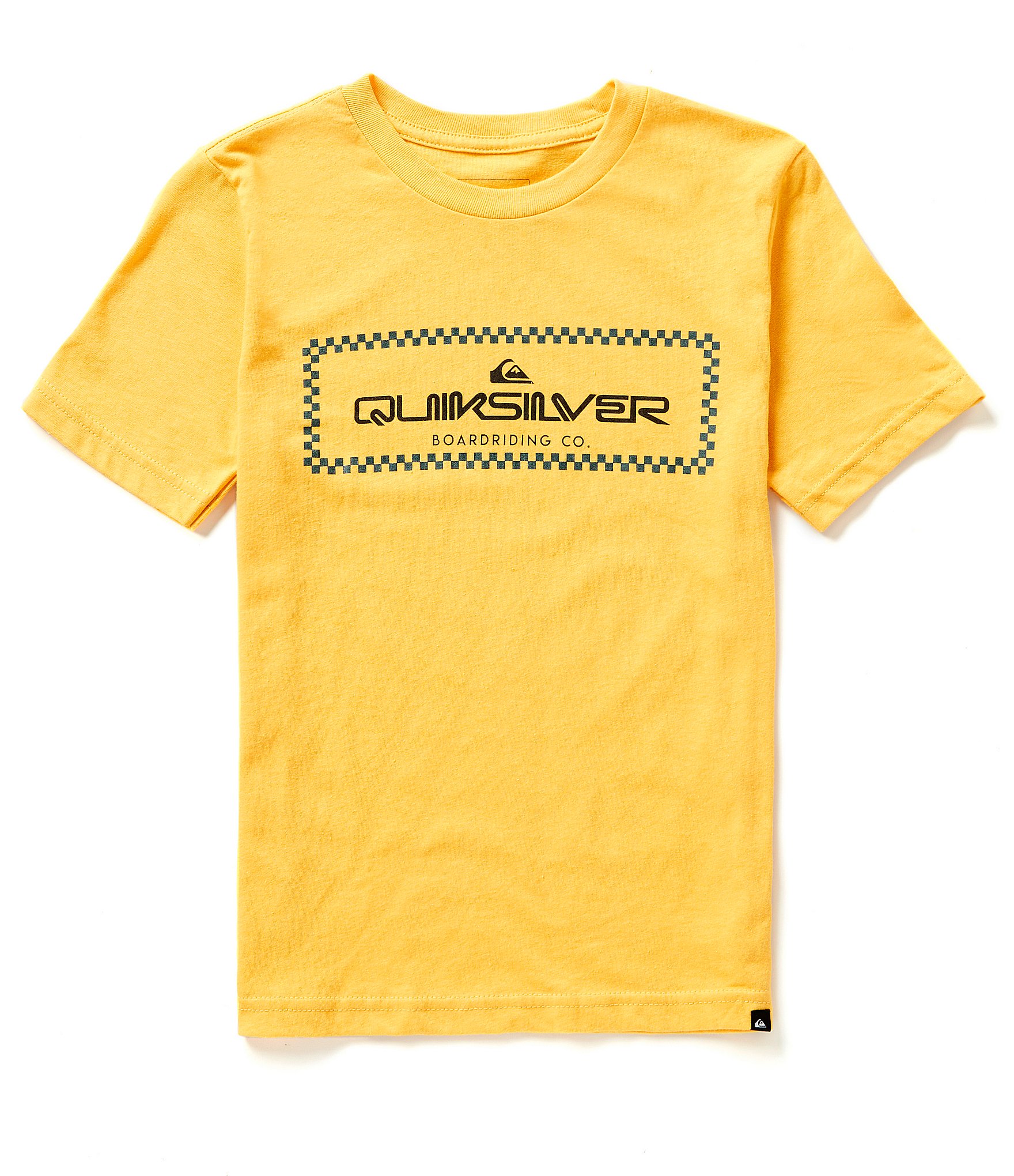 Boys 8-20 Check Dillard\'s Quiksilver | T-Shirt Big Rain Sleeve Short