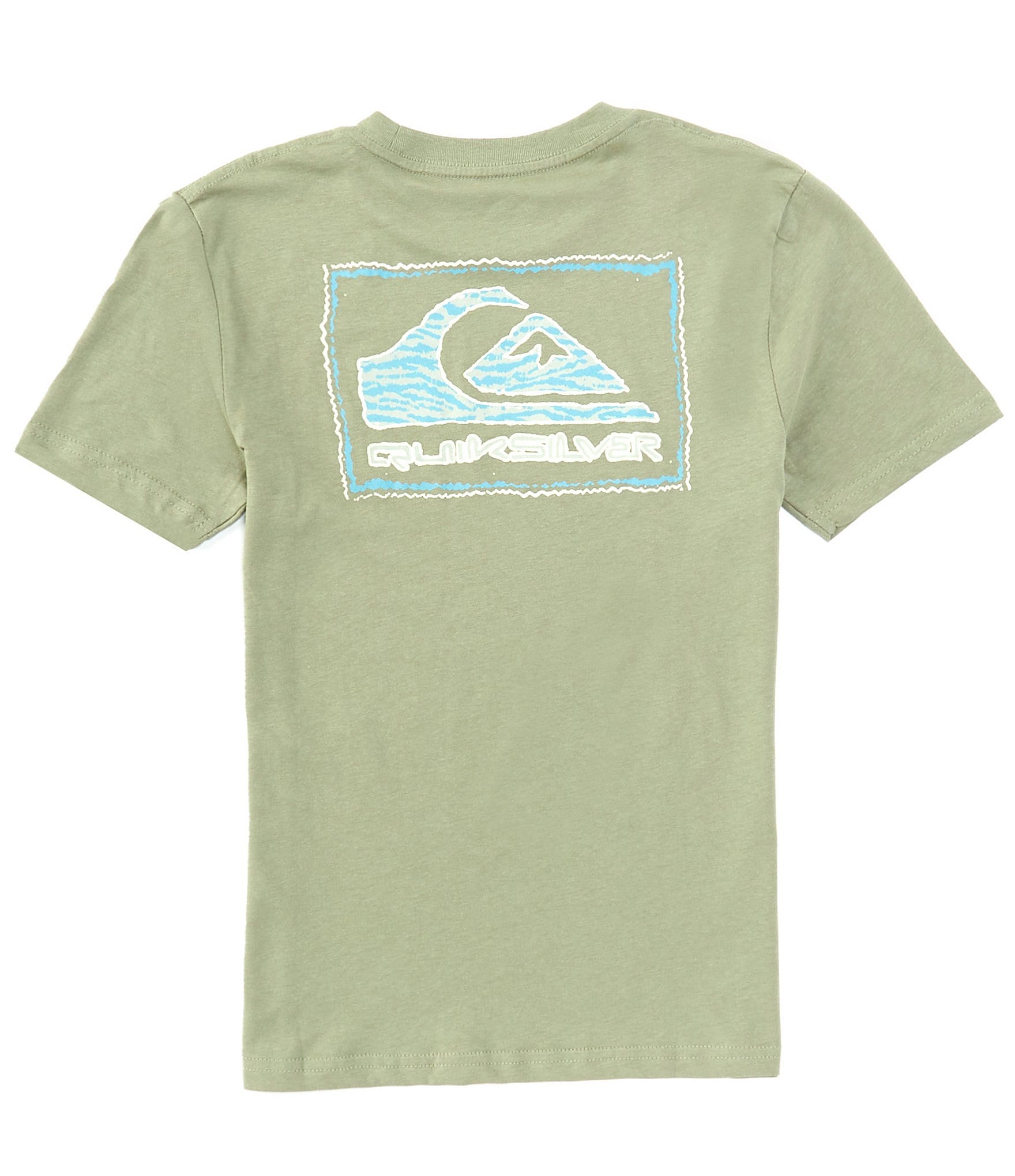 Quiksilver Big Boys 8-20 Short Sleeve Safari Box Graphic T-Shirt