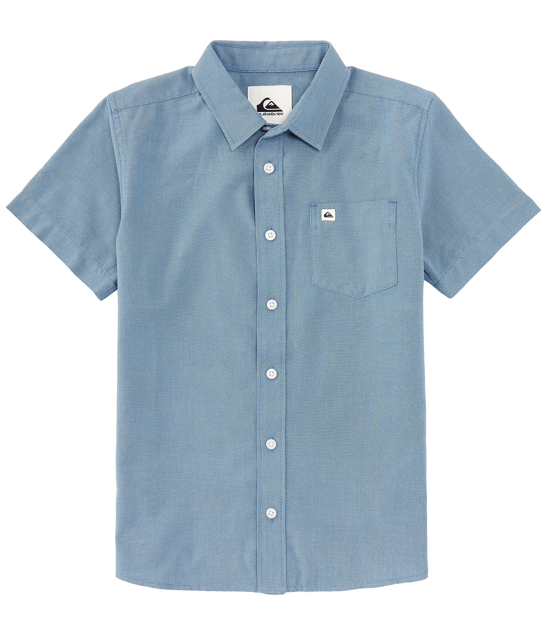 Quiksilver Big Boys 8-20 Short Sleeve Shoreline Classic Woven Shirt