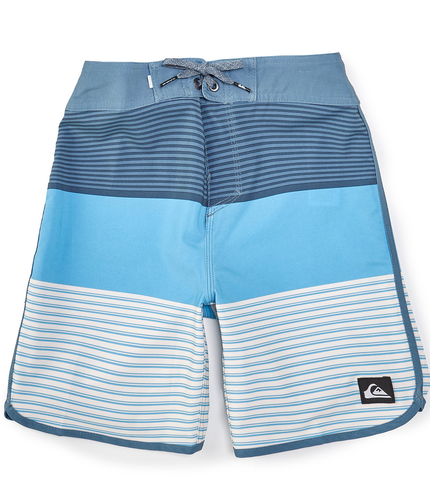 Quiksilver Big Boys 8-20 Surfsilk Tijuana 17#double; Outseam Colorblock Board Shorts