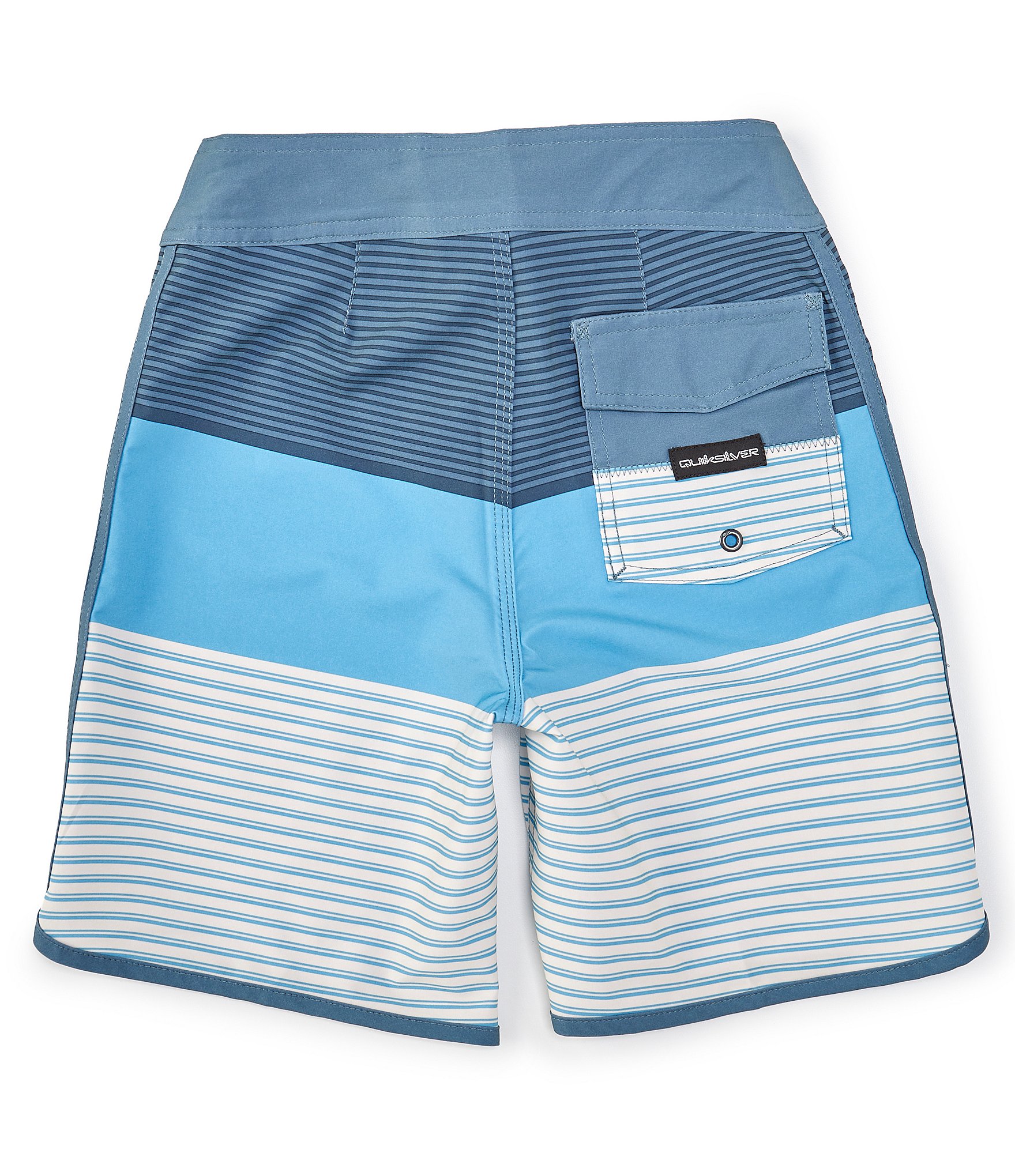 Quiksilver Big Boys 8-20 Surfsilk Tijuana 17#double; Outseam Colorblock Board Shorts