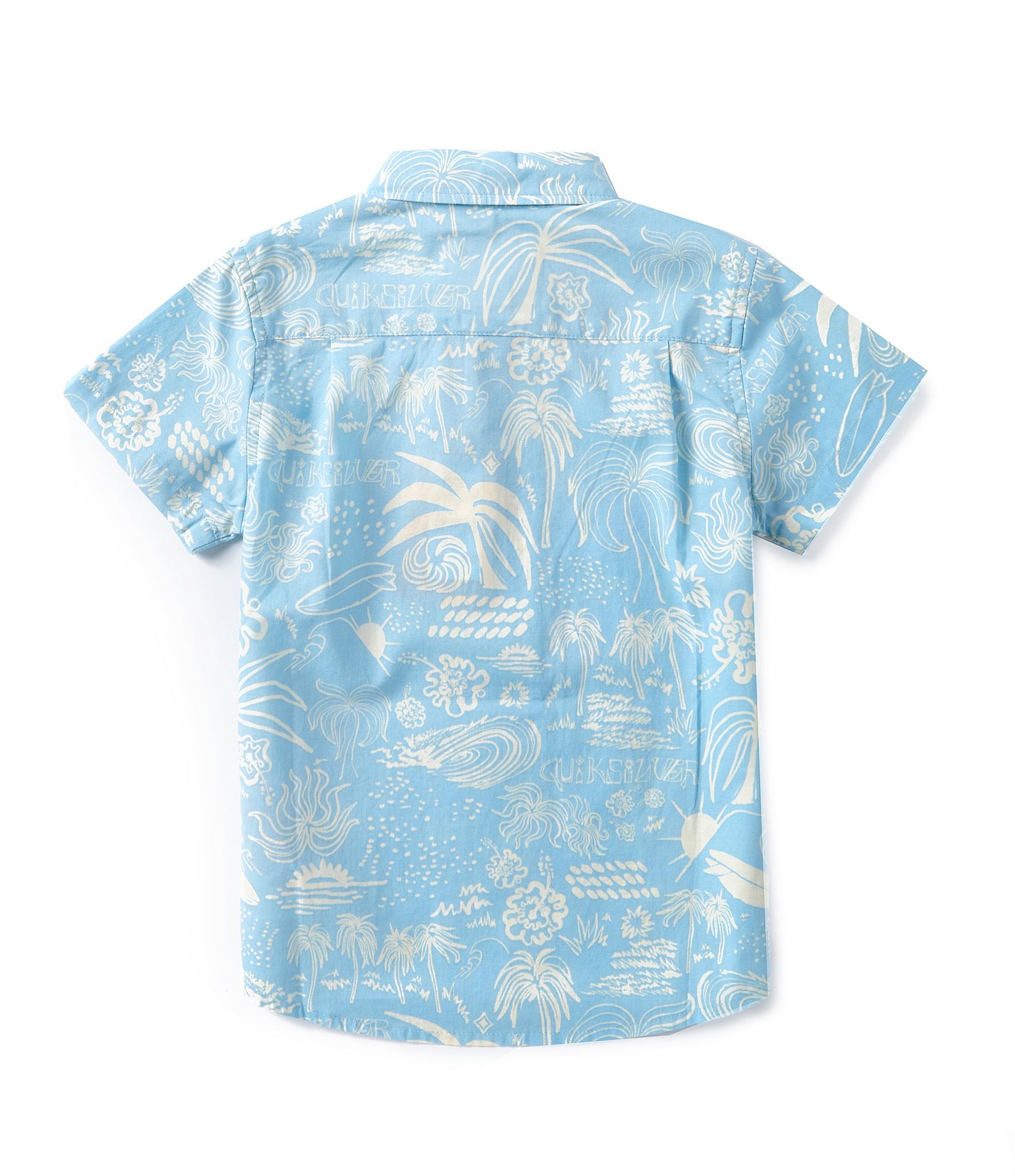 Quiksilver Little Boys 2T-7 Short Sleeve Apero Flow Classic Woven Shirt