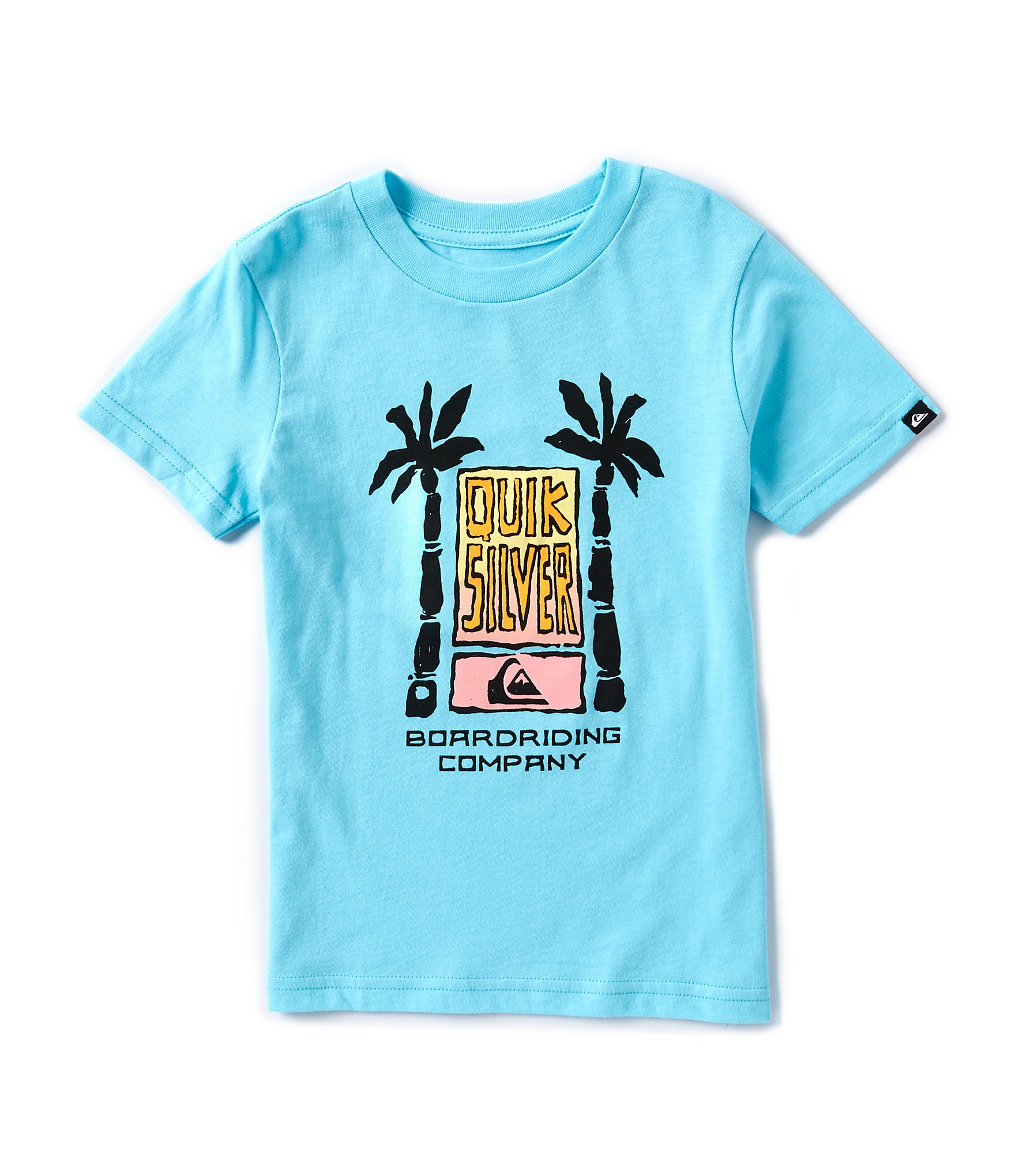 Quiksilver Little Boys 2T-7 Short Sleeve Royal Palms Graphic T-Shirt