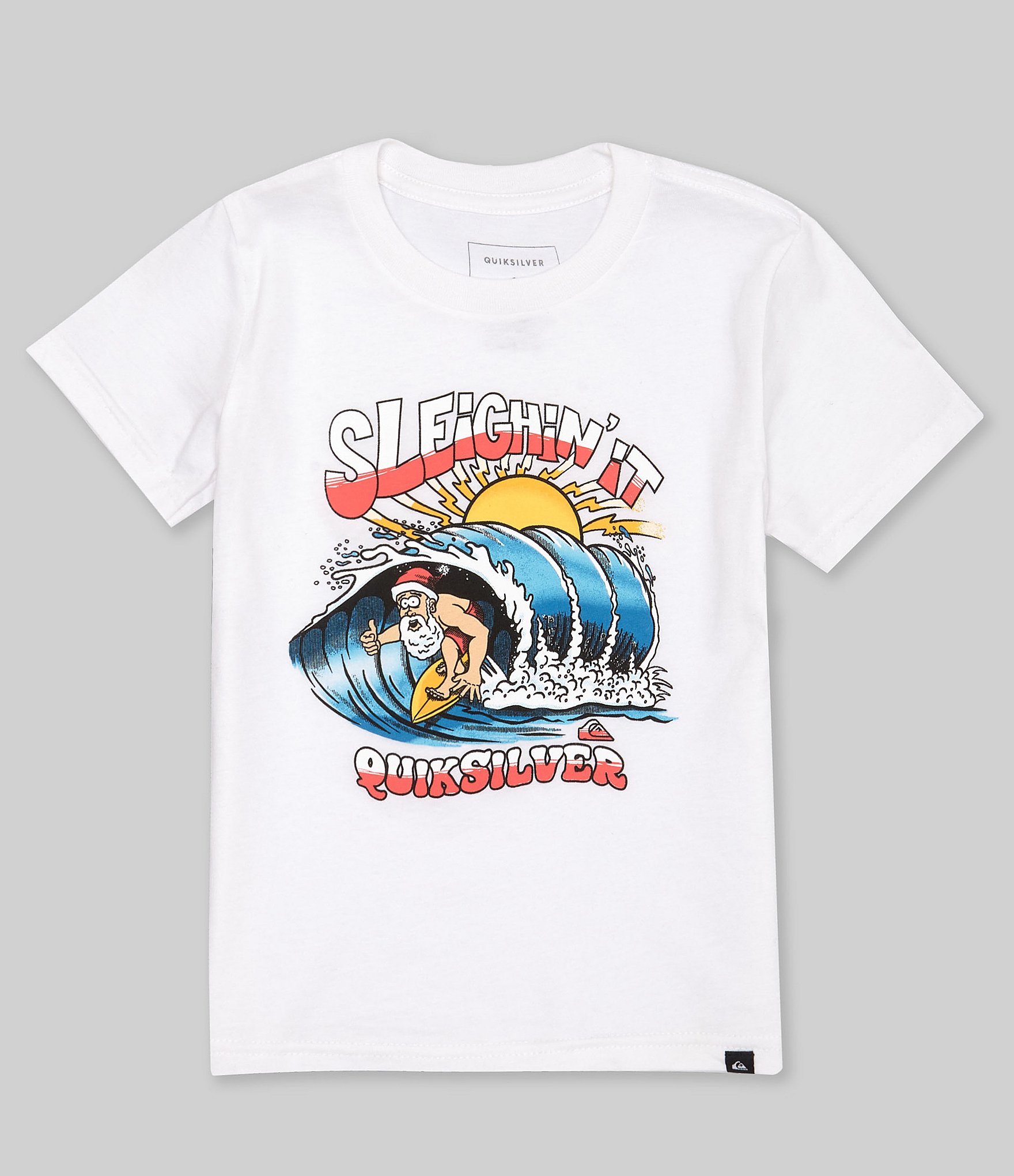 Quiksilver Little Boys 2T-7 Short-Sleeve Sleighin It T-Shirt | Dillard's