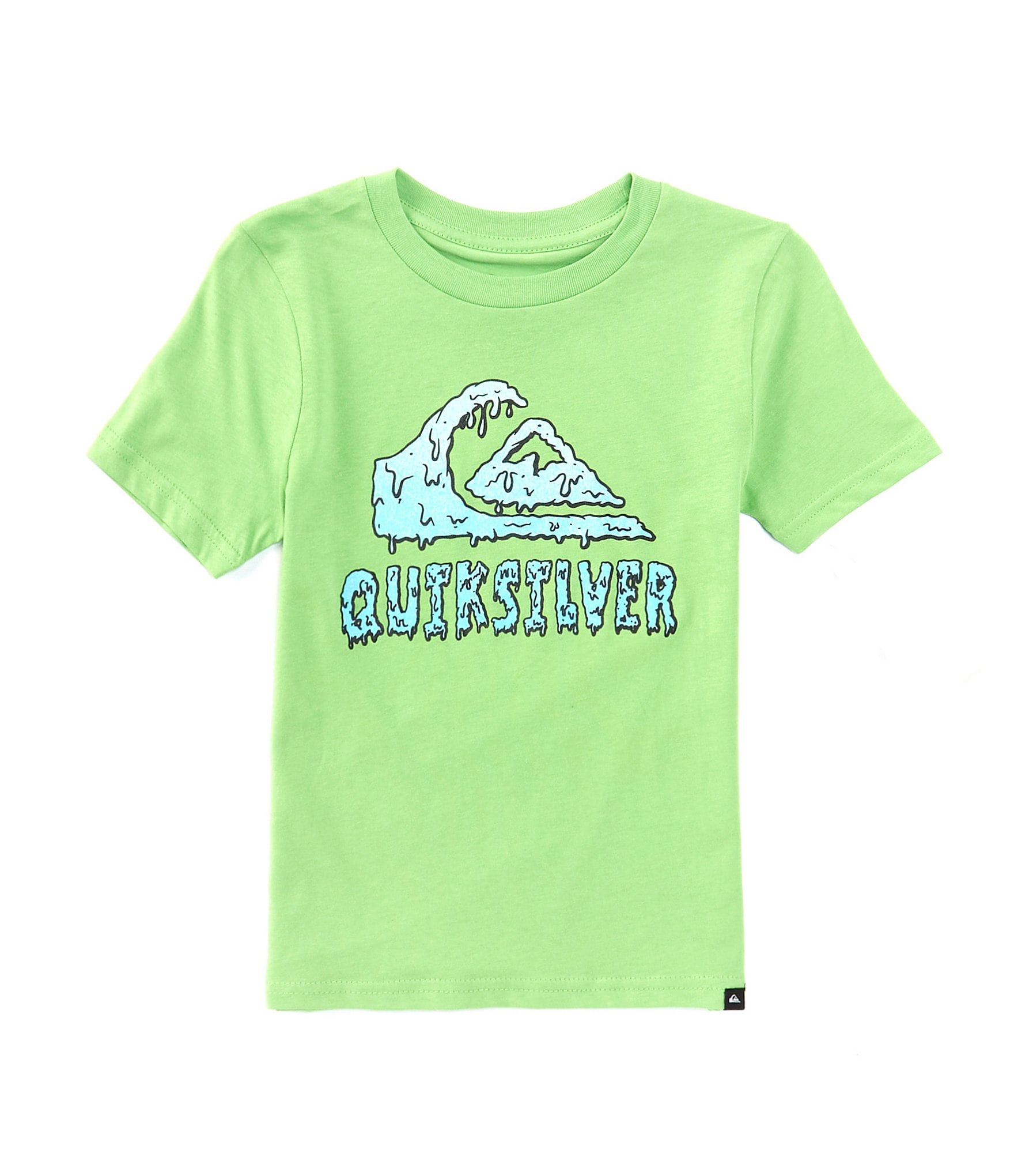 Quiksilver Little Boys 2T-7 Short Sleeve Slime Logo T-Shirt