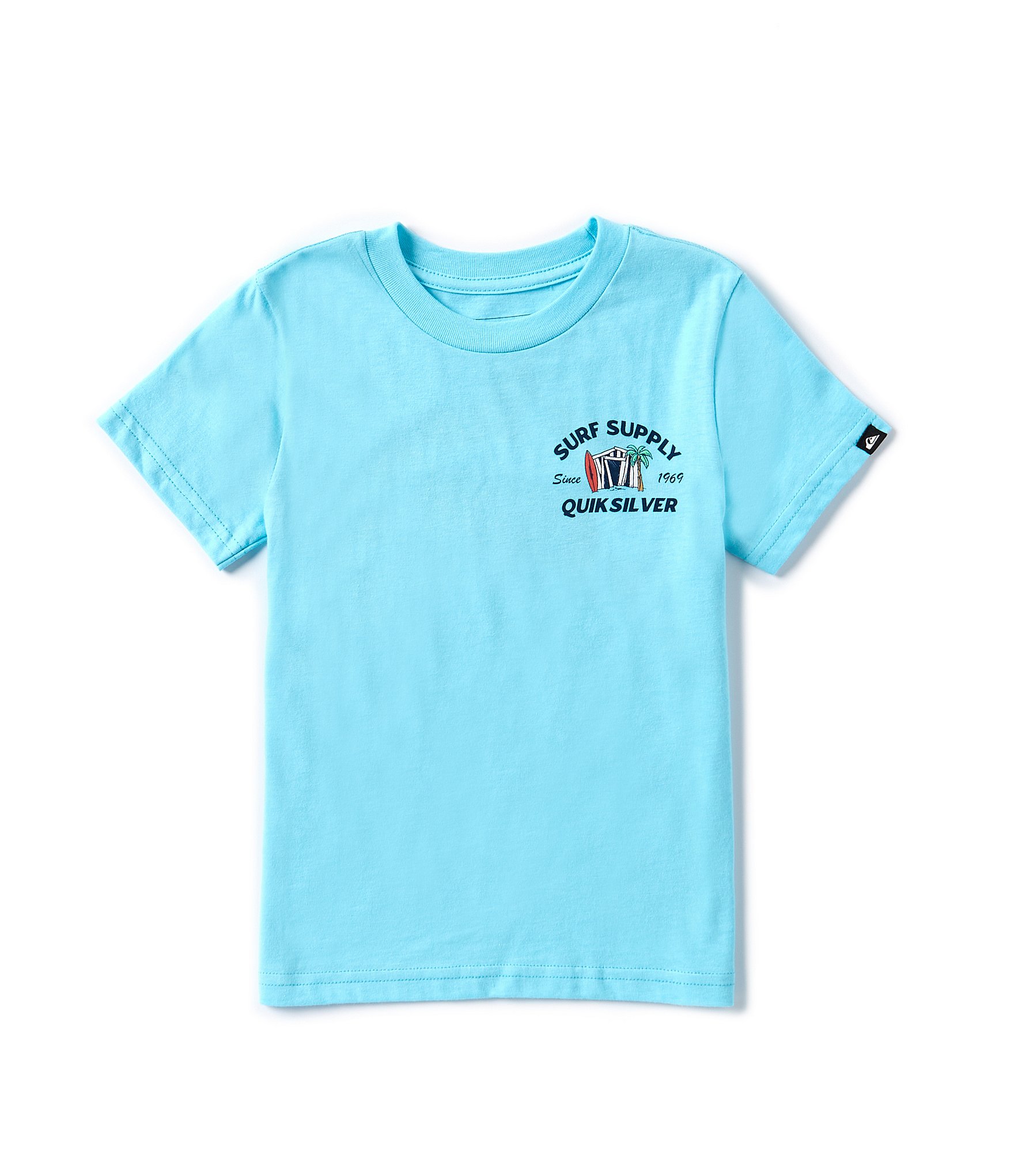 Quiksilver Little Boys 2T-7 Short Sleeve Surf Supply Graphic T-Shirt