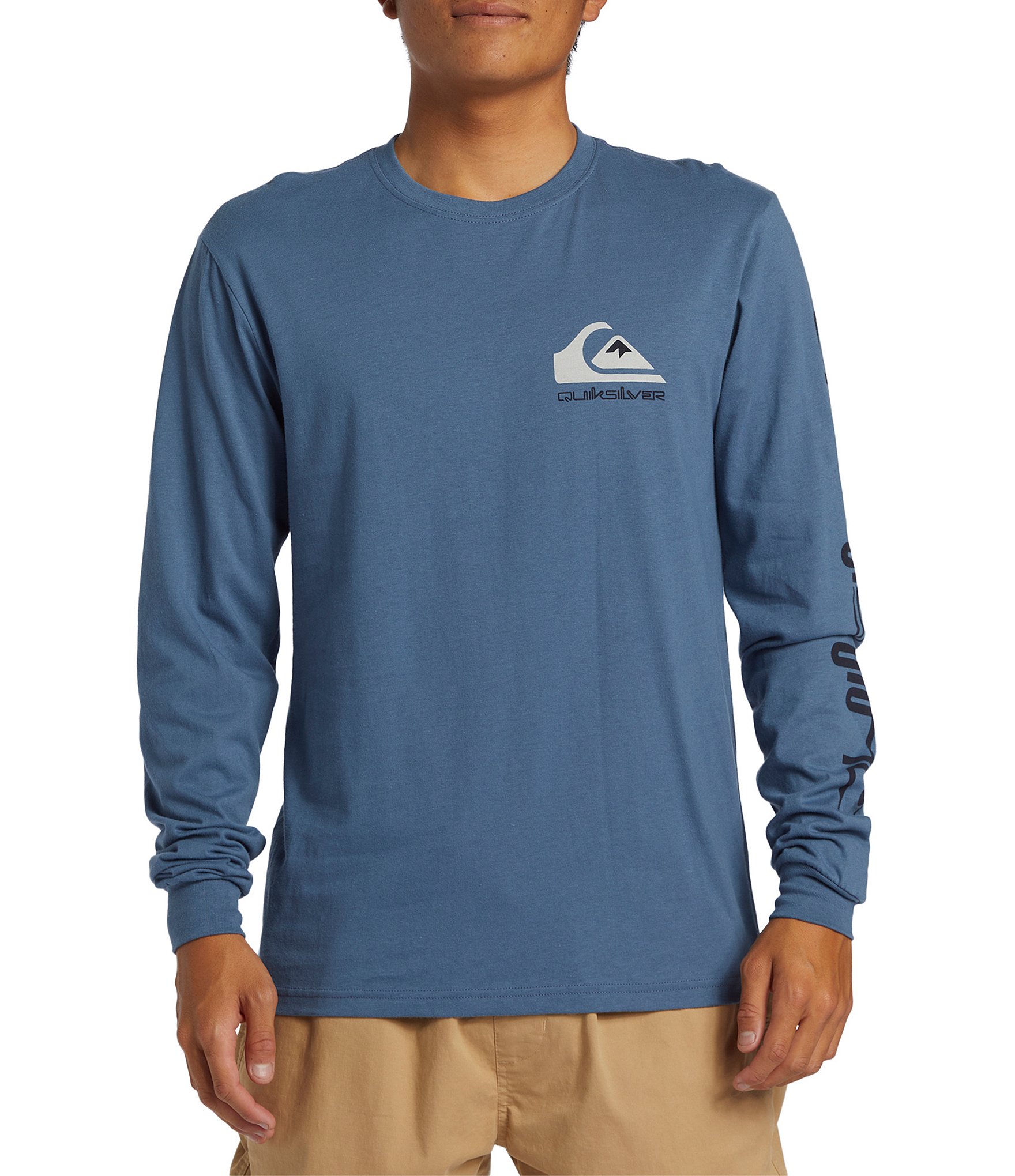 Quiksilver Omni Logo Long Sleeve T Shirt Dillard s