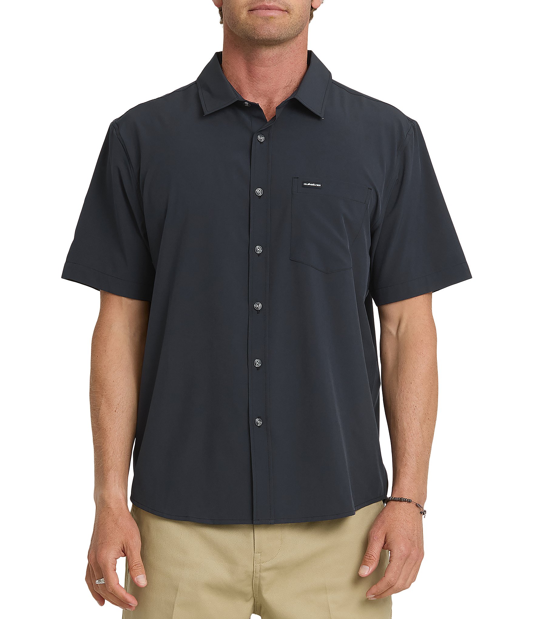 Quiksilver Ridgeport Tech Classic UPF Short Sleeve Shirt