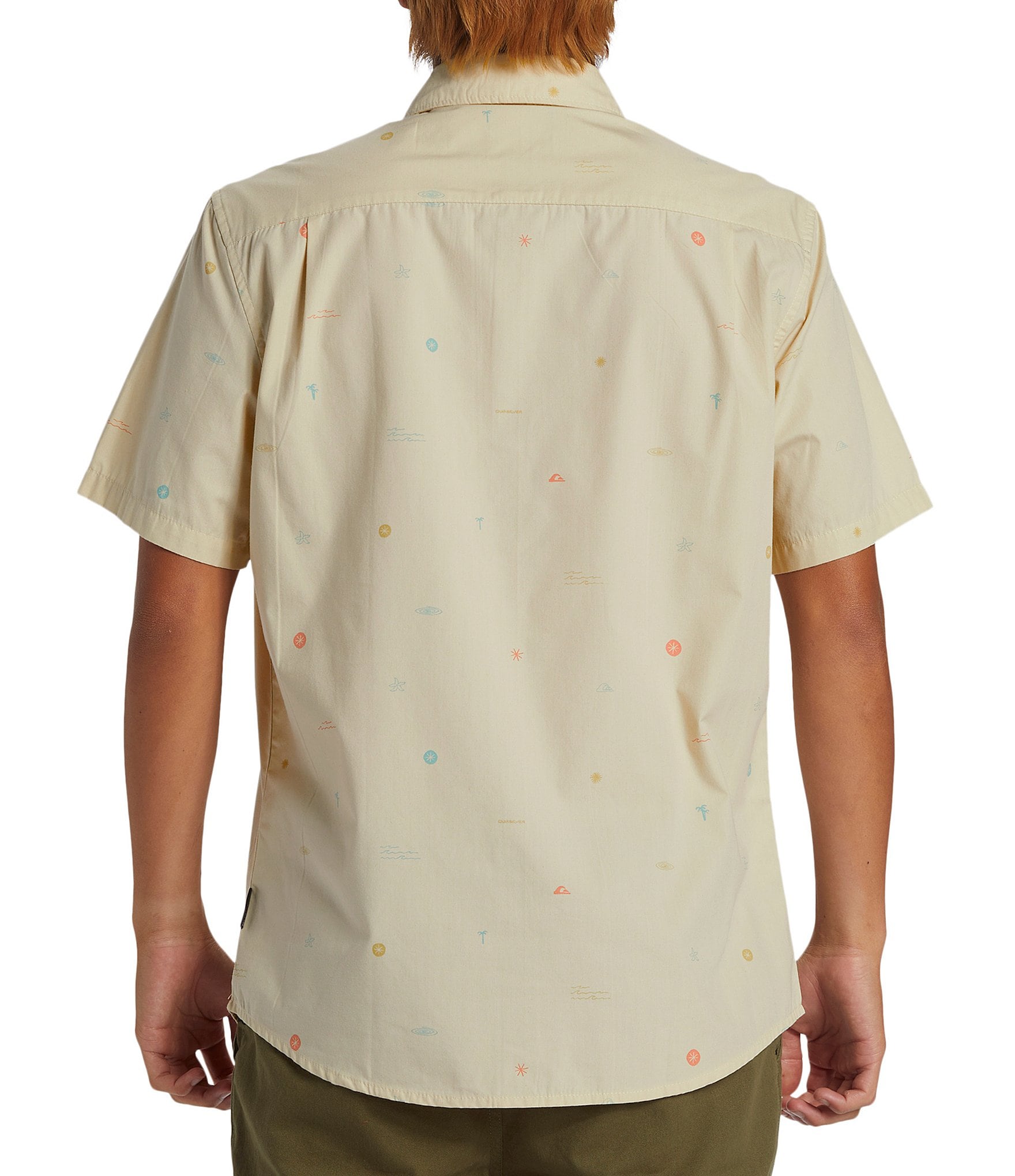 Quiksilver Short Sleeve Mini Mo Woven Poplin Shirt