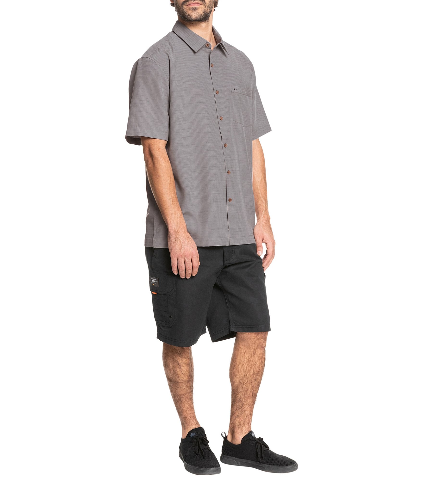 Quiksilver Short Sleeve Waterman Centinela Anti-Wrinkle Shirt