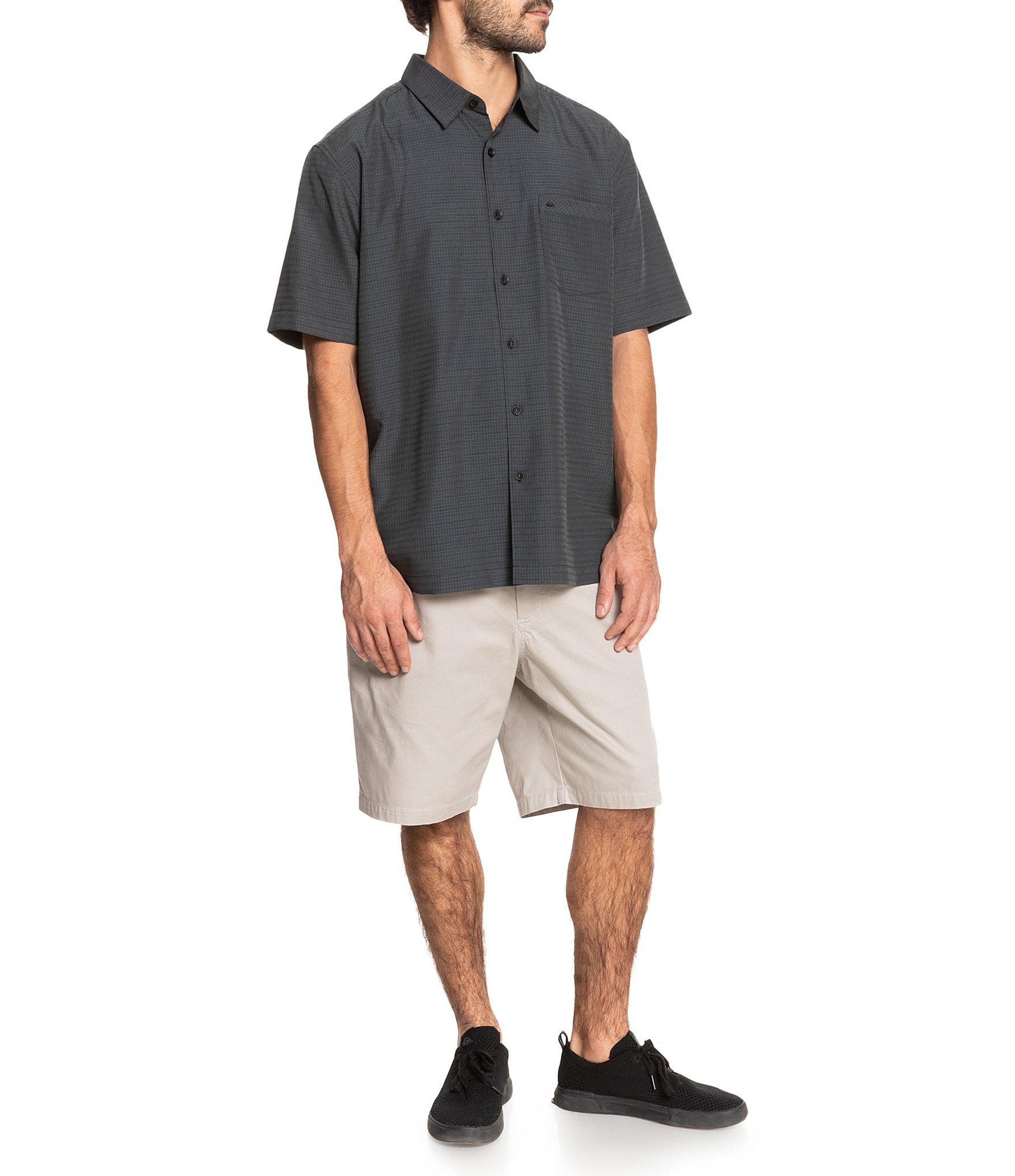 Quiksilver Short Sleeve Waterman Centinela Anti-Wrinkle Shirt