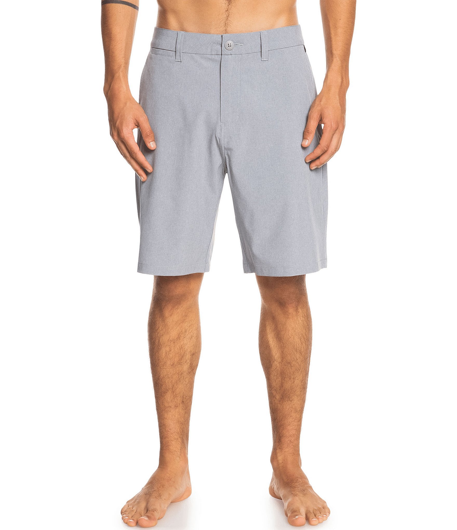 Quiksilver Union Heather Amphibian 20#double; Outseam Hybrid Shorts