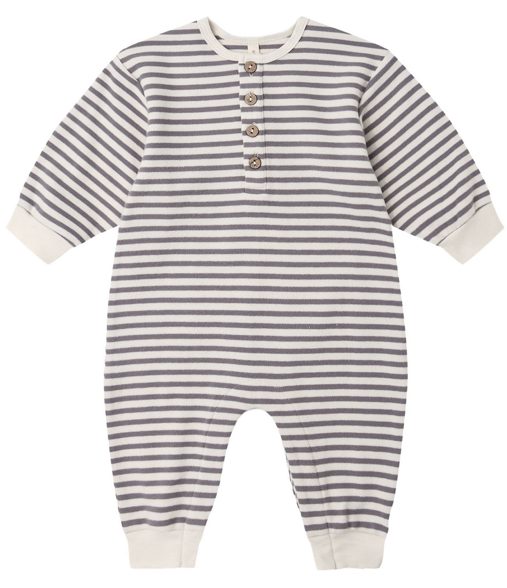 Quincy Mae Baby Boys Relaxed Stripe Jumpsuit