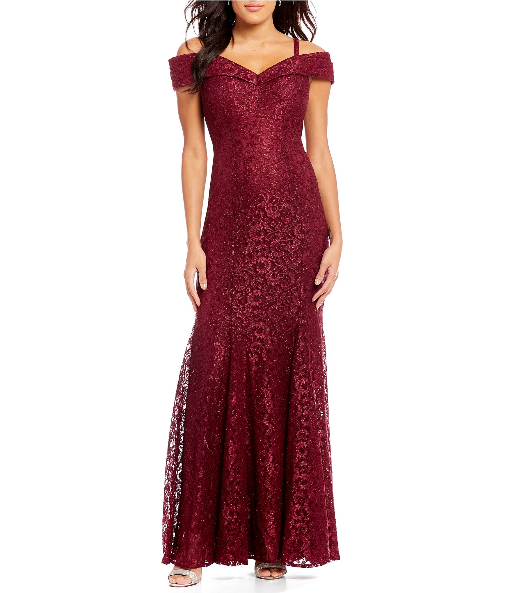 Dillards 2025 dresses burgundy