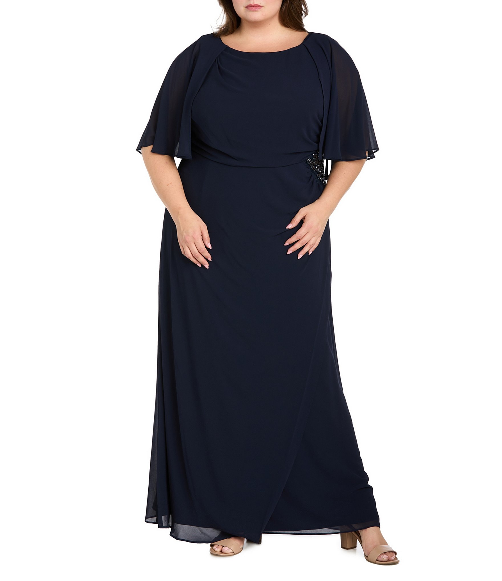 Bridal Mother's Sequined Ankle-Length Cheongsam Qipao Party