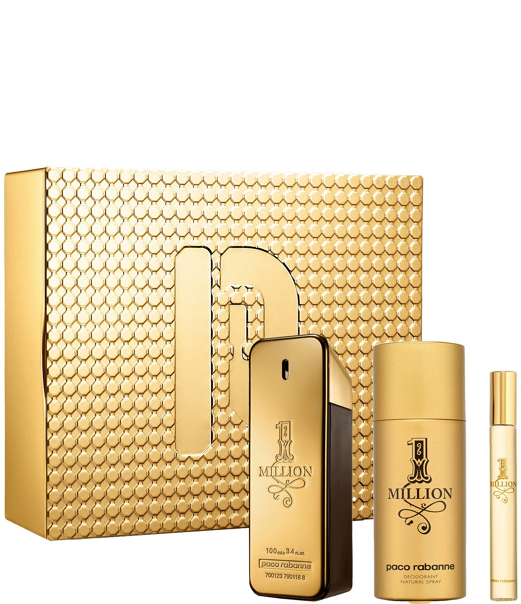 Rabanne 1 Million Eau De Toilette 3 Piece Gift Set Dillard s rabanne-1-million-eau-de-toilette-3-piece-gift-set-dillard-s