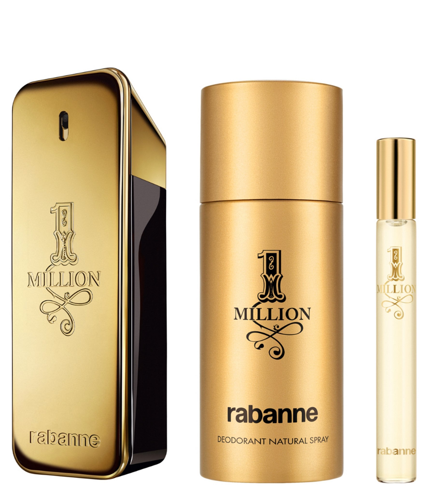 Rabanne 1 Million Eau de Toilette Holiday 3-Piece Gift Set