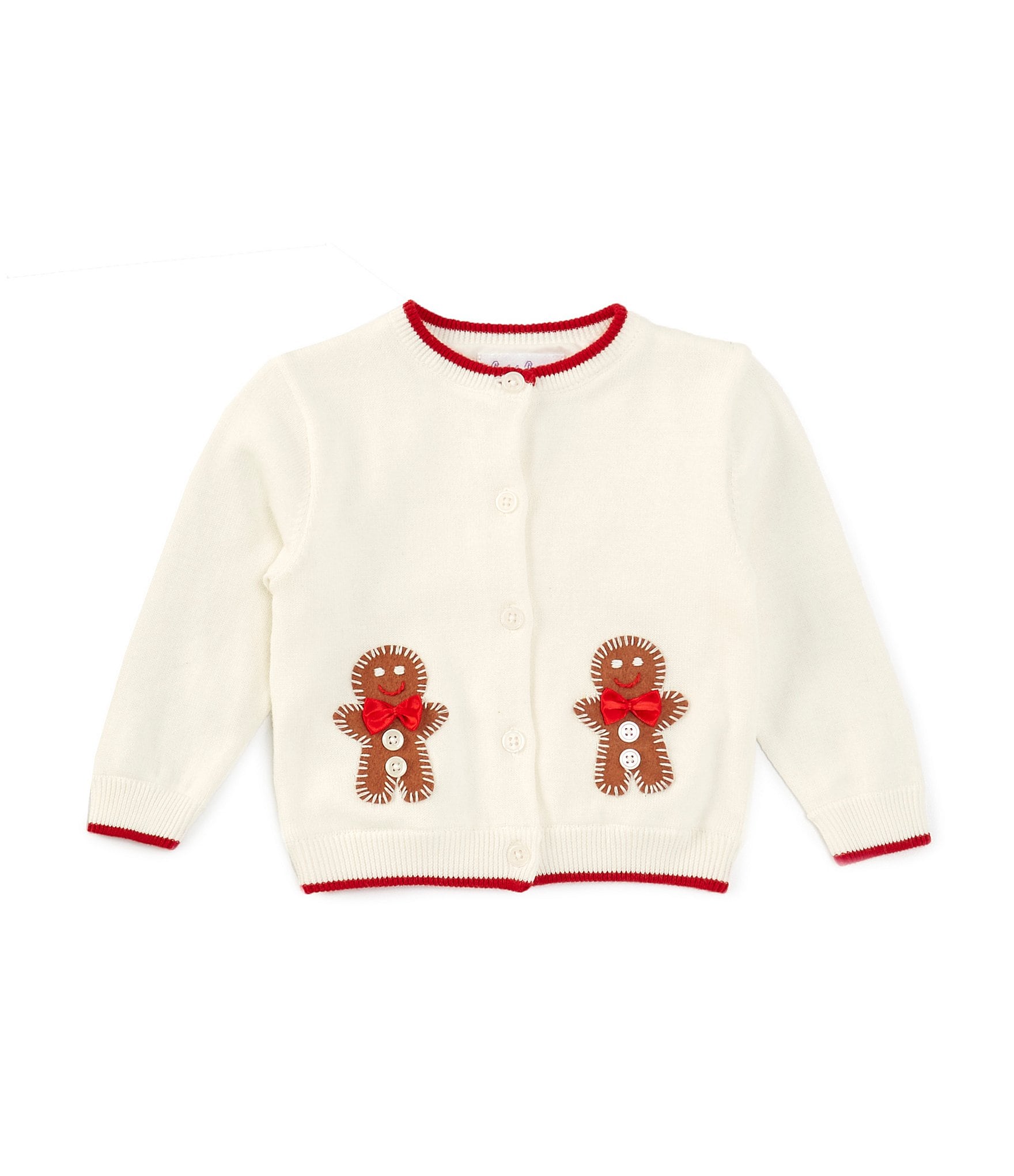 Rachel Riley Baby Girls 12 24 Months Gingerbread Long Sleeve Cardigan Dillard s