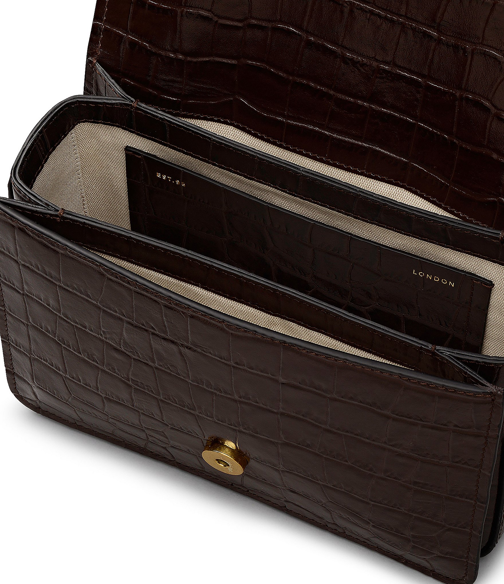 Radley London Belsize Small Crocodile Embossed Shoulder Bag