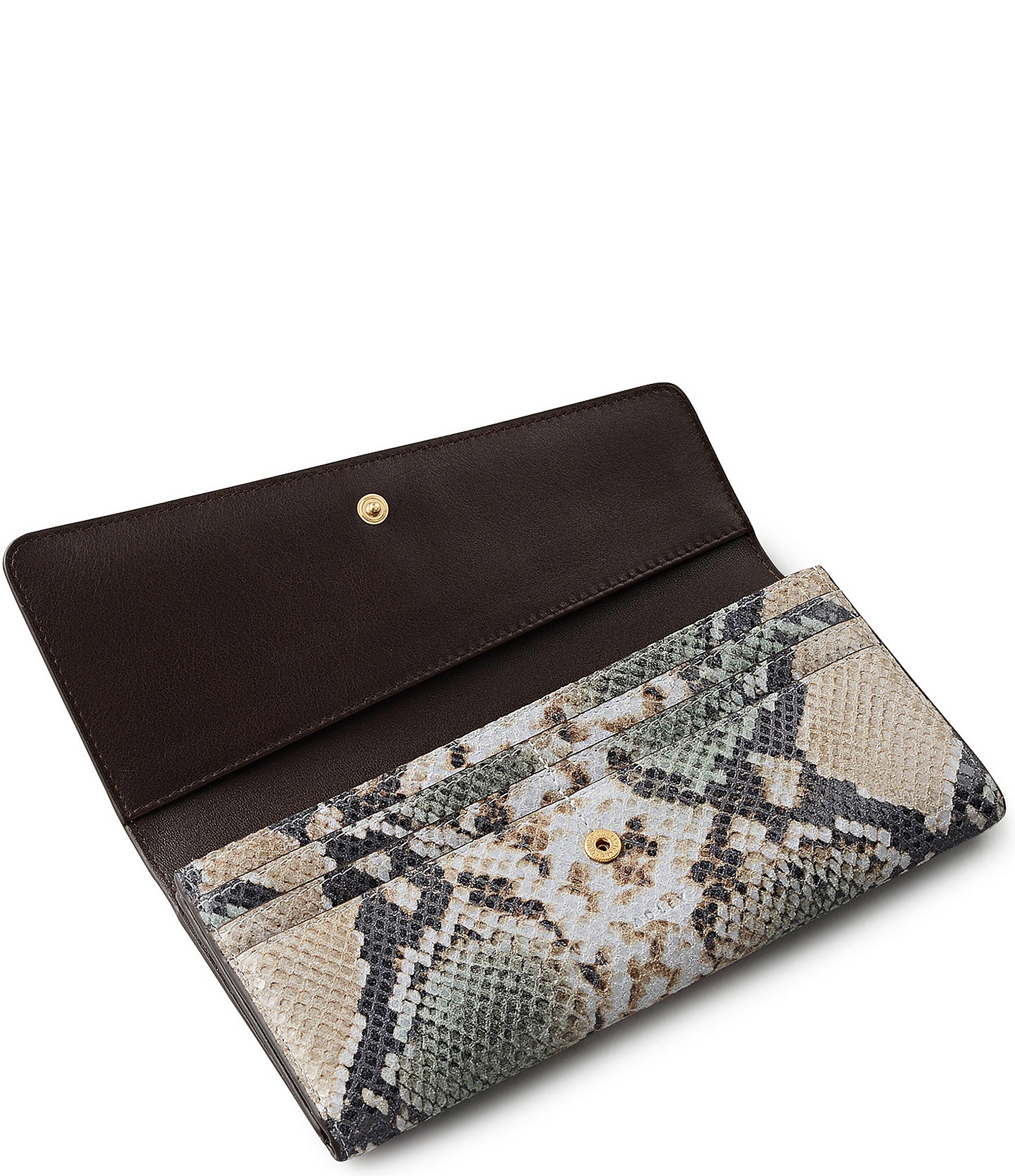 Radley London Kensal Large Snake Embossed Flapover Wallet
