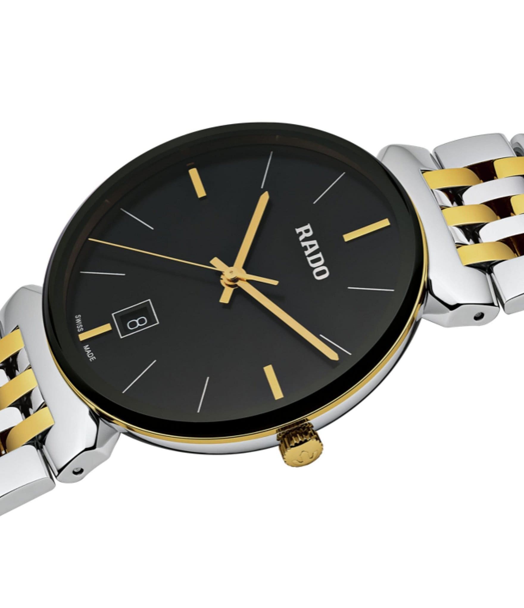 RADO Unisex Florence Classic Quartz Analog Two Tone Stainless Steel Bracelet Watch