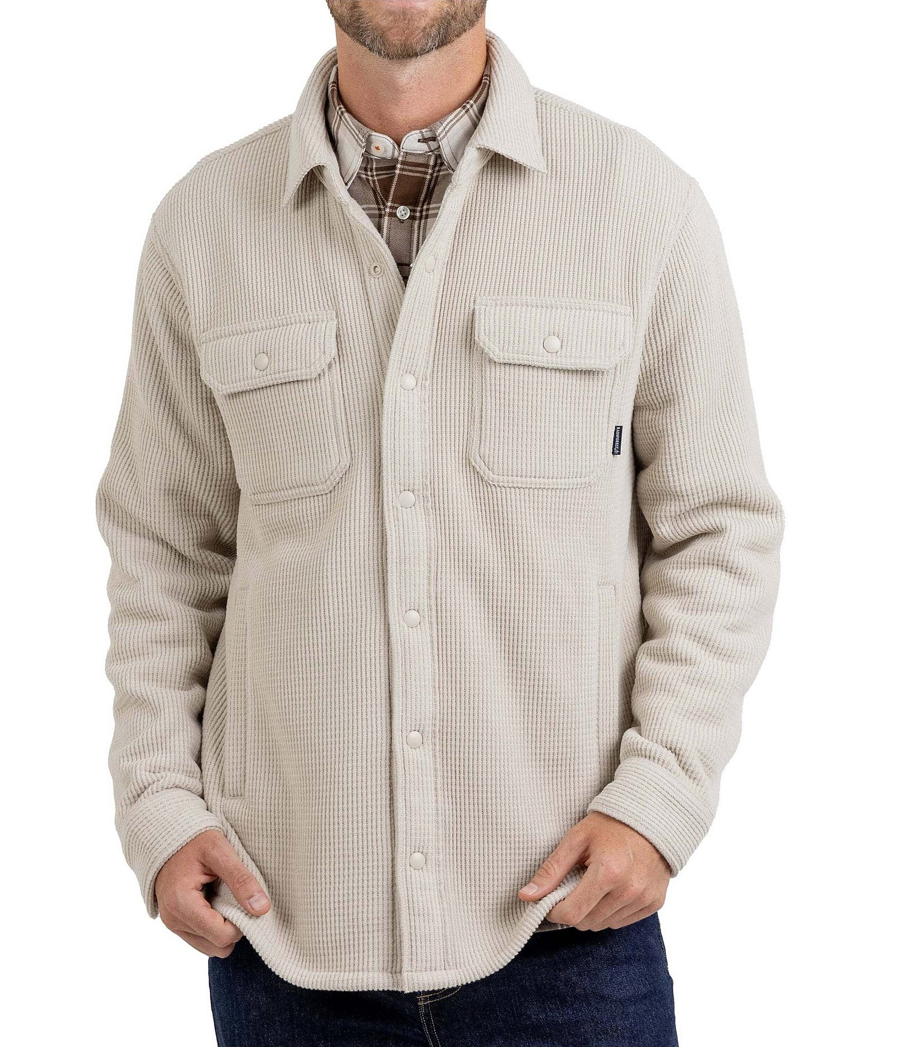 Rainforest Highland Waffle Shirt Jacket