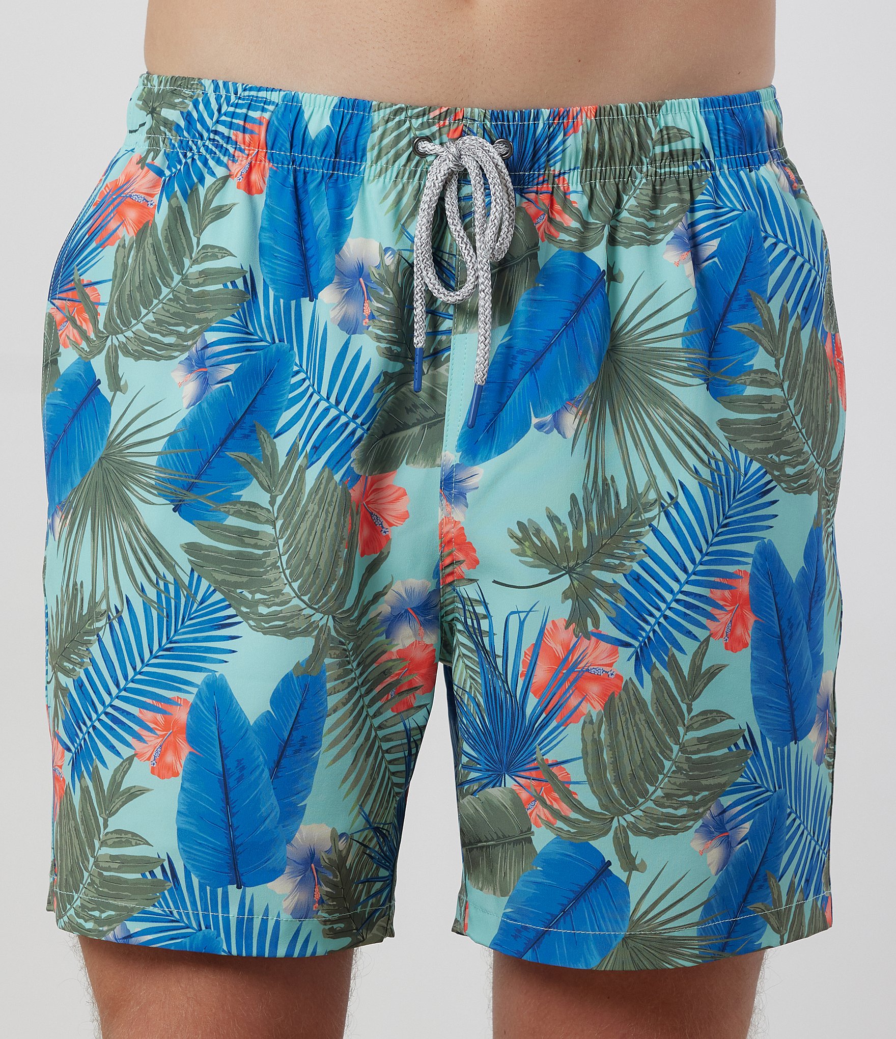 Rainforest Hot Tropics 6#double; Inseam Swim Trunks