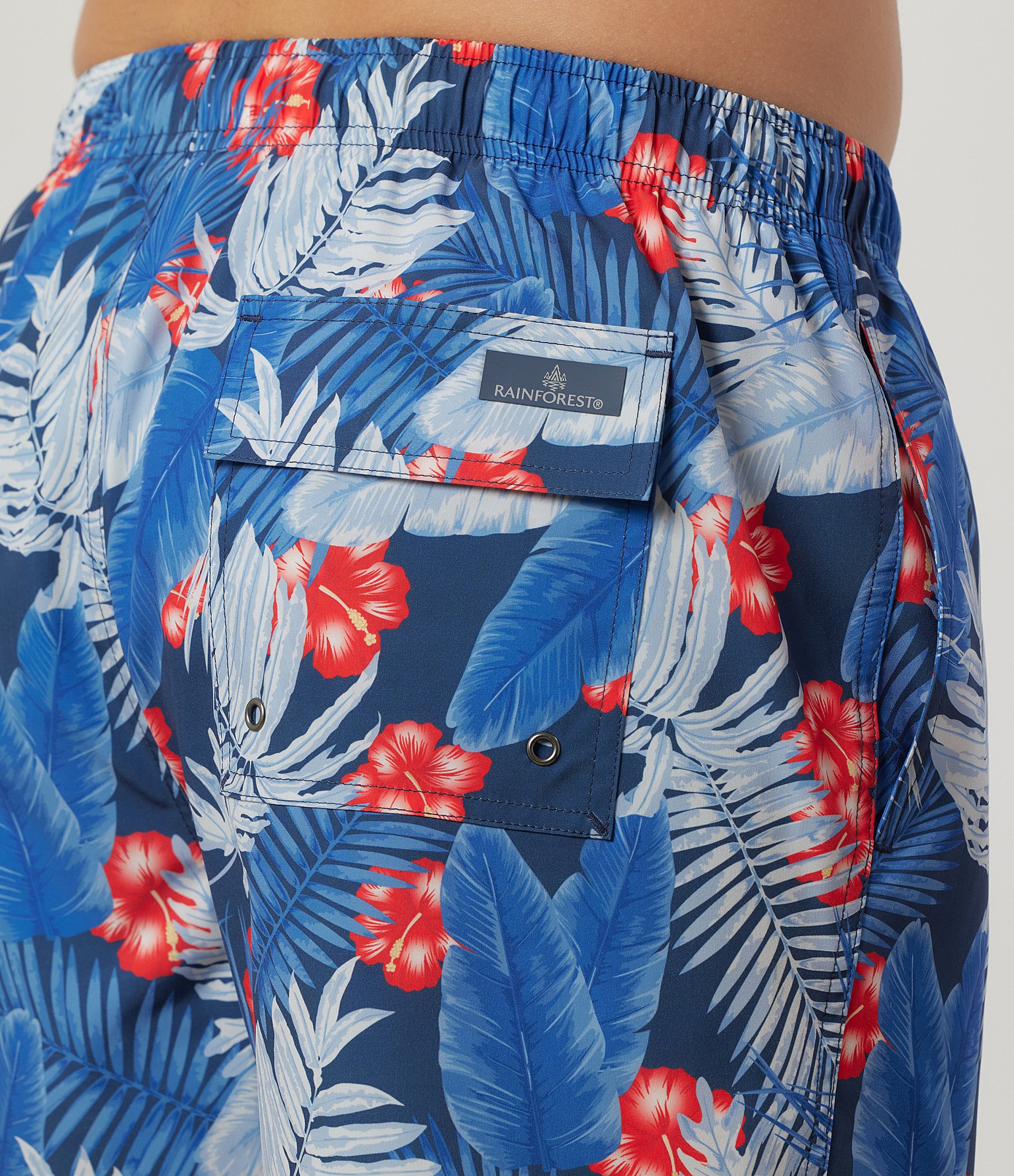 Rainforest Hot Tropics 6#double; Inseam Swim Trunks