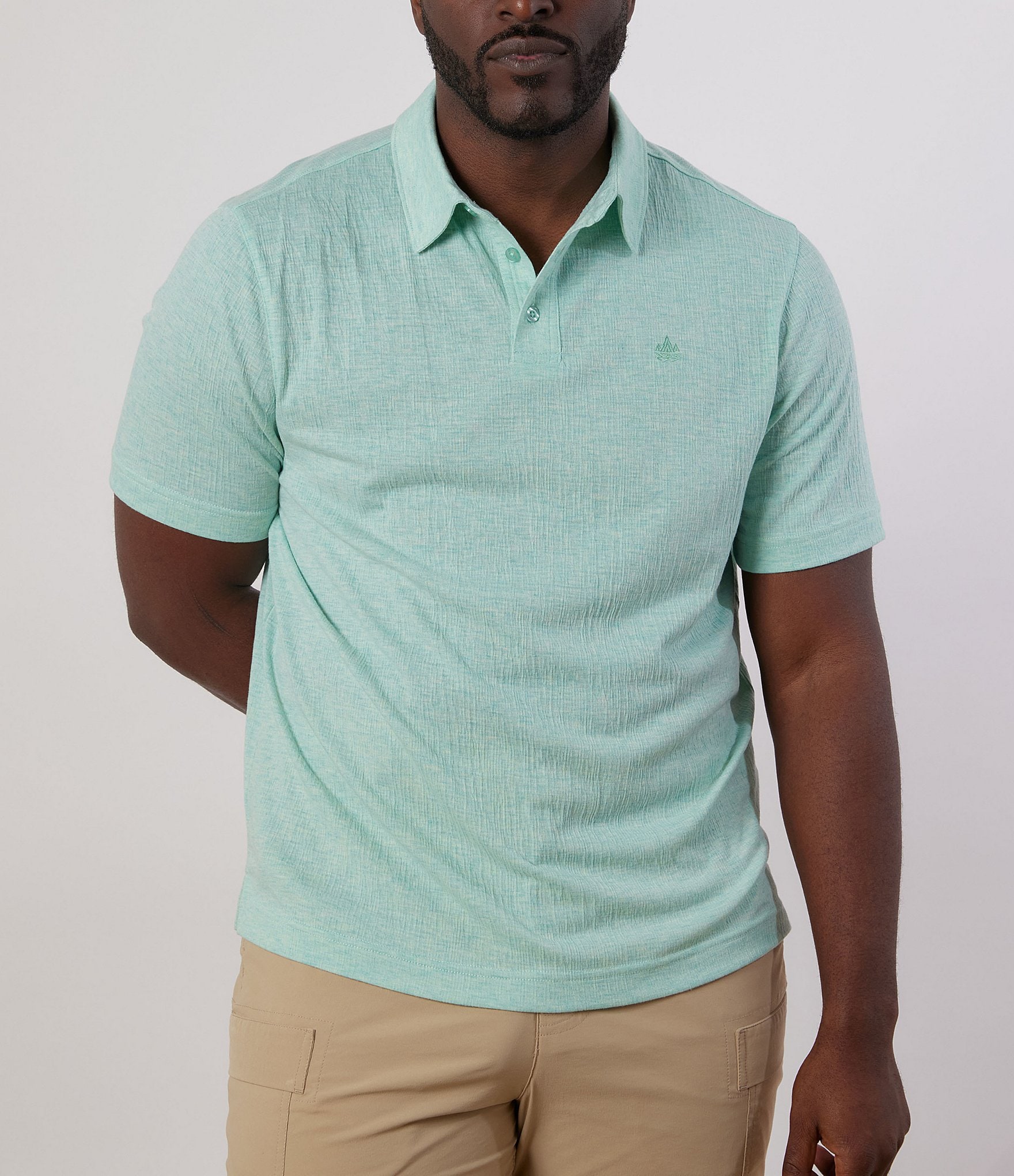 Rainforest Performance Stretch The Dockside Short Sleeve Polo Shirt