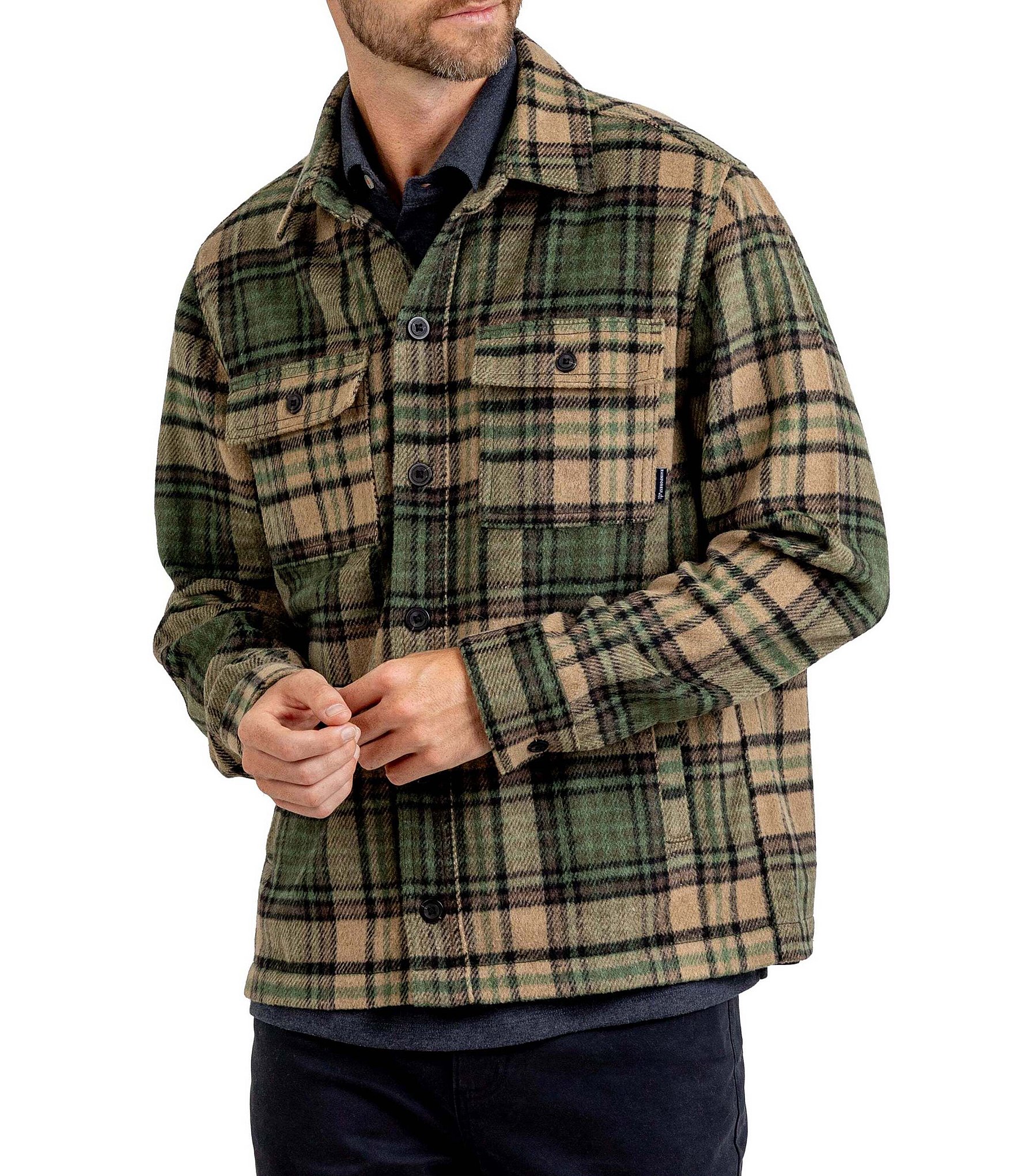 Rainforest Trailmaster Heavyweight Plaid Long Sleeve Woven Shirt