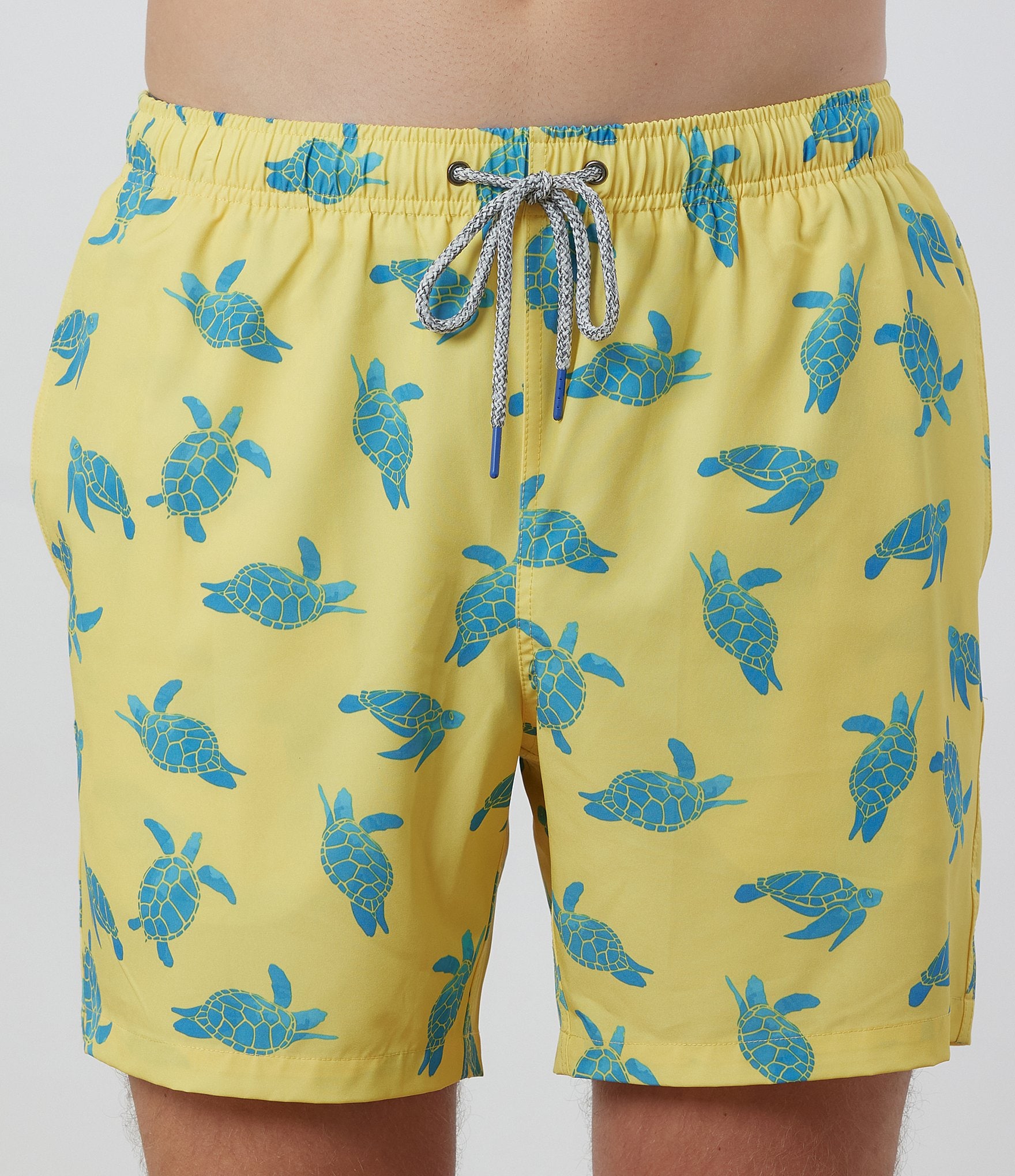 Rainforest Turtles of The Sea 6 double Inseam Swim Trunks Liberty Center