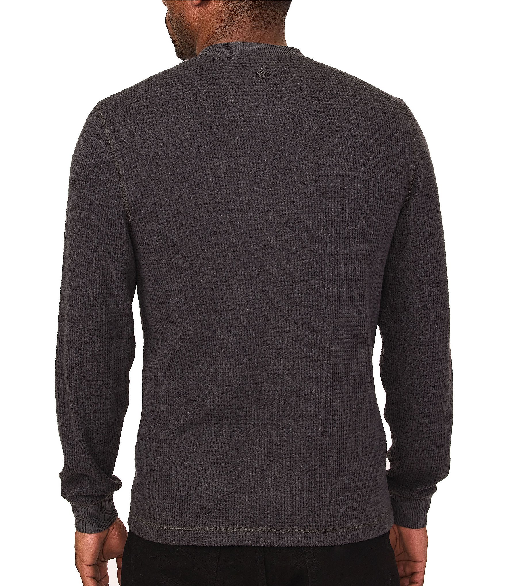 Rainforest Fireside Waffle Henley Shirt