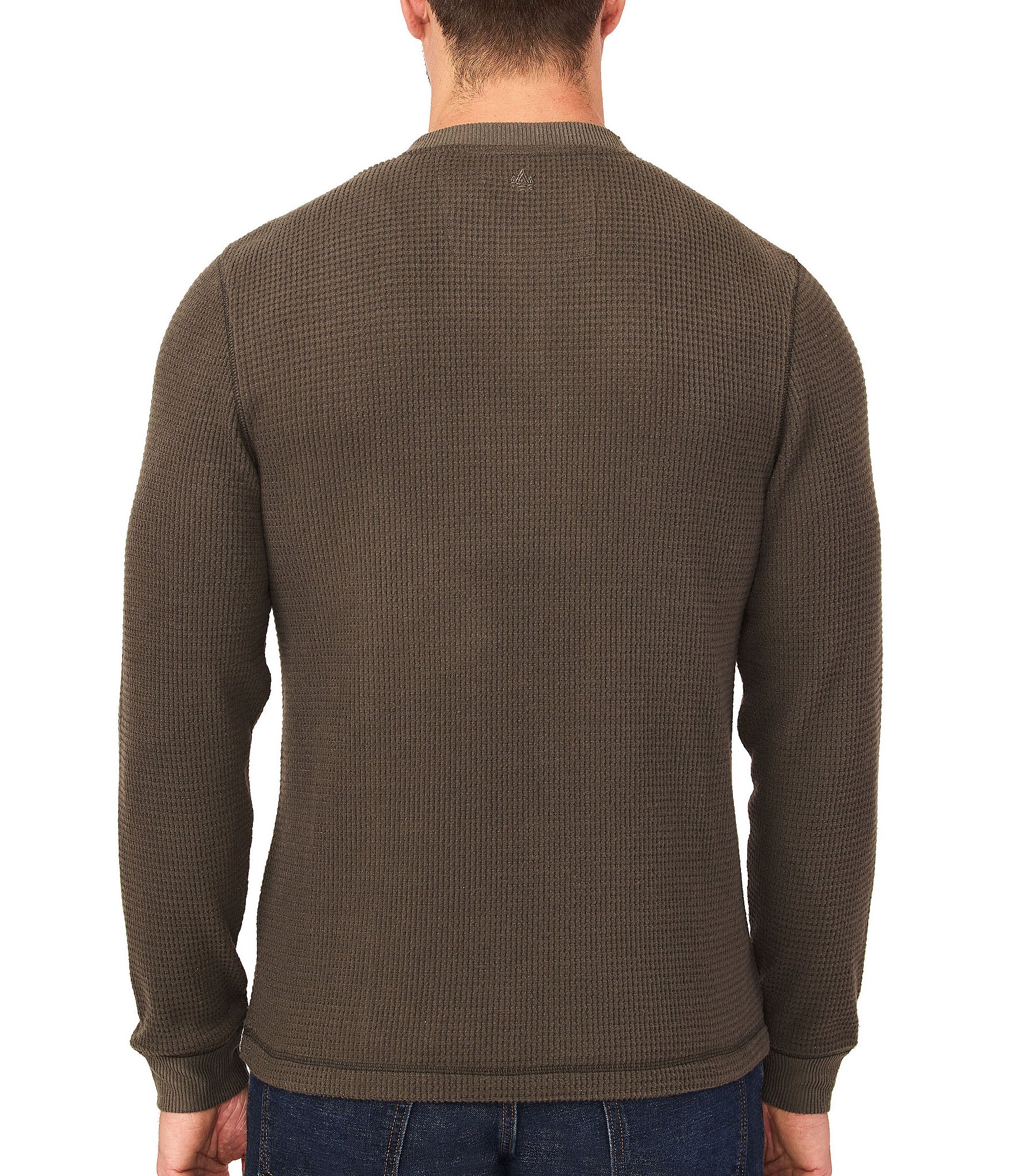 Rainforest Fireside Waffle Henley Shirt