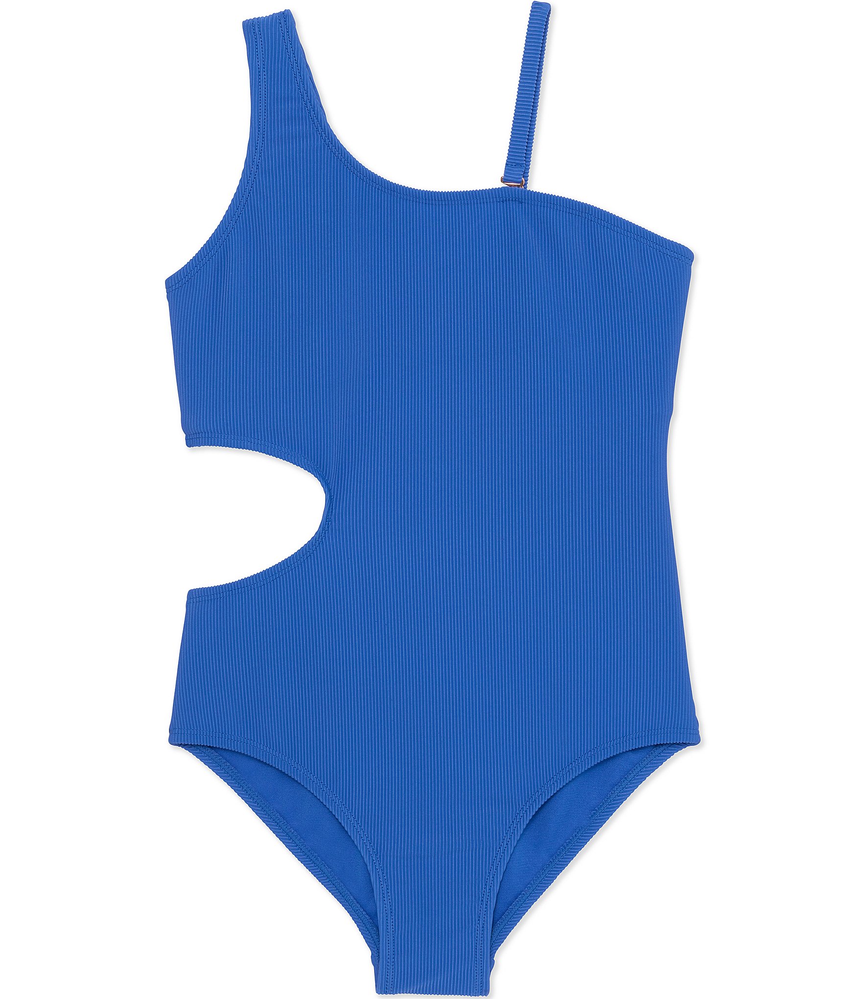 Raisins Big Girls One Shoulder One-Piece Set Swimsuit