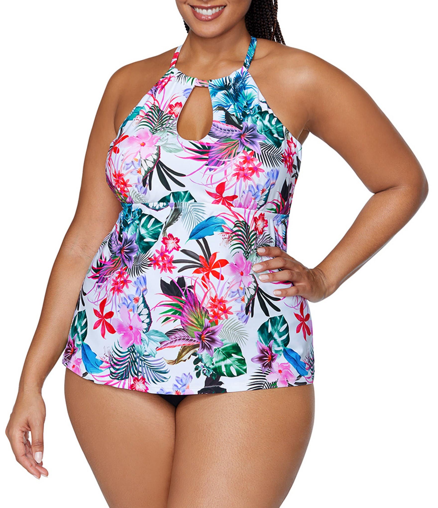  Swim Romper with Built in Bra and Pockets Swimsuit Plus Size  Tankini Swimsuits for Women Bikini high Waisted Womens Tummy Control  Swimsuits Womens Bathing Suits with Shorts Sarong Skirt Womens Swim 