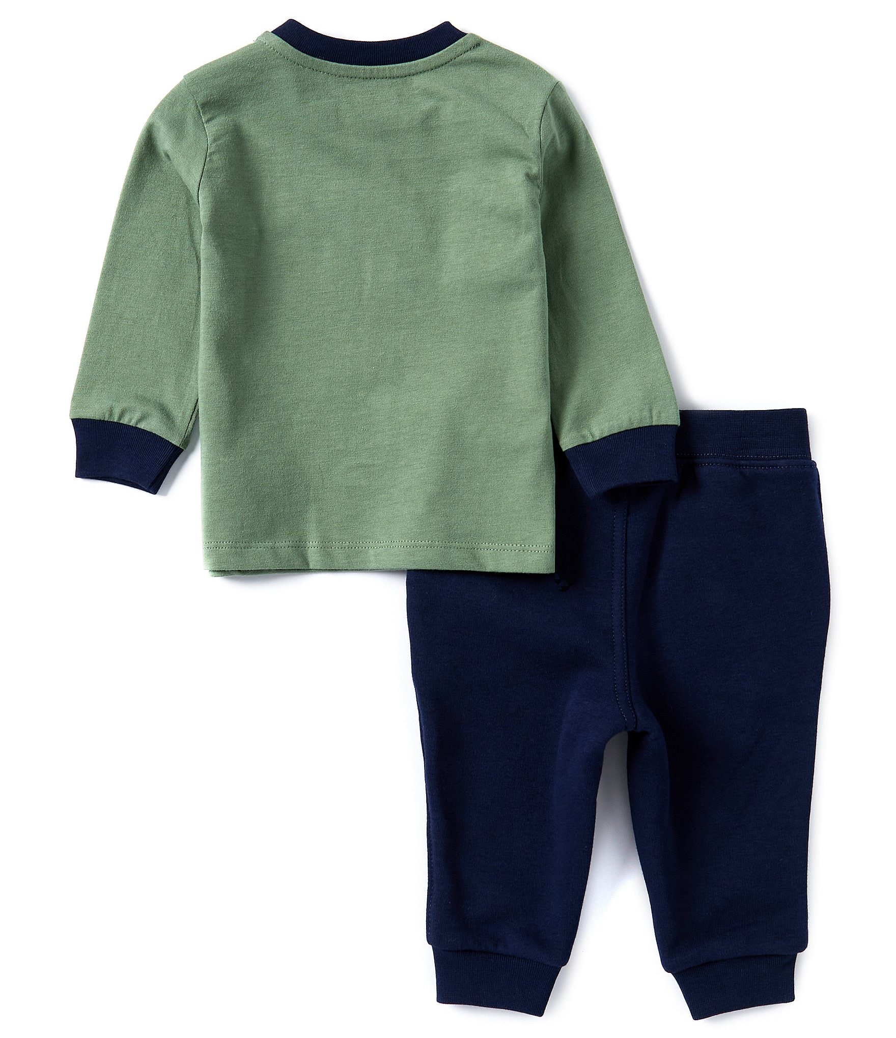 Ralph Lauren Baby Boys 3-24 Months Long Sleeve Polo Bear Jersey T-Shirt & Fleece Jogger Pant Set