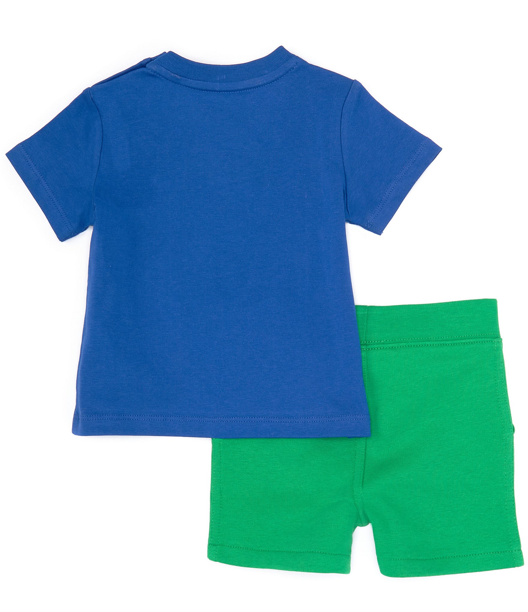 Ralph Lauren Baby Boys 3-24 Months Short Sleeve Big Pony Jersey T-Shirt & Fleece Shorts Set