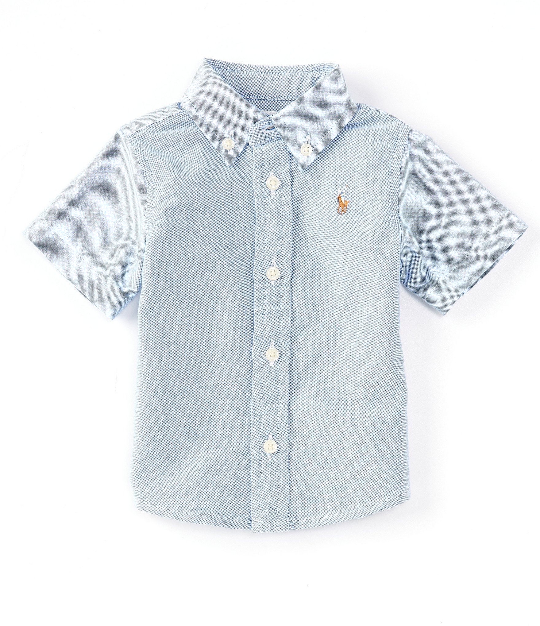 Ralph Lauren Baby Boys 3-24 Months Short-Sleeve Oxford Shirt