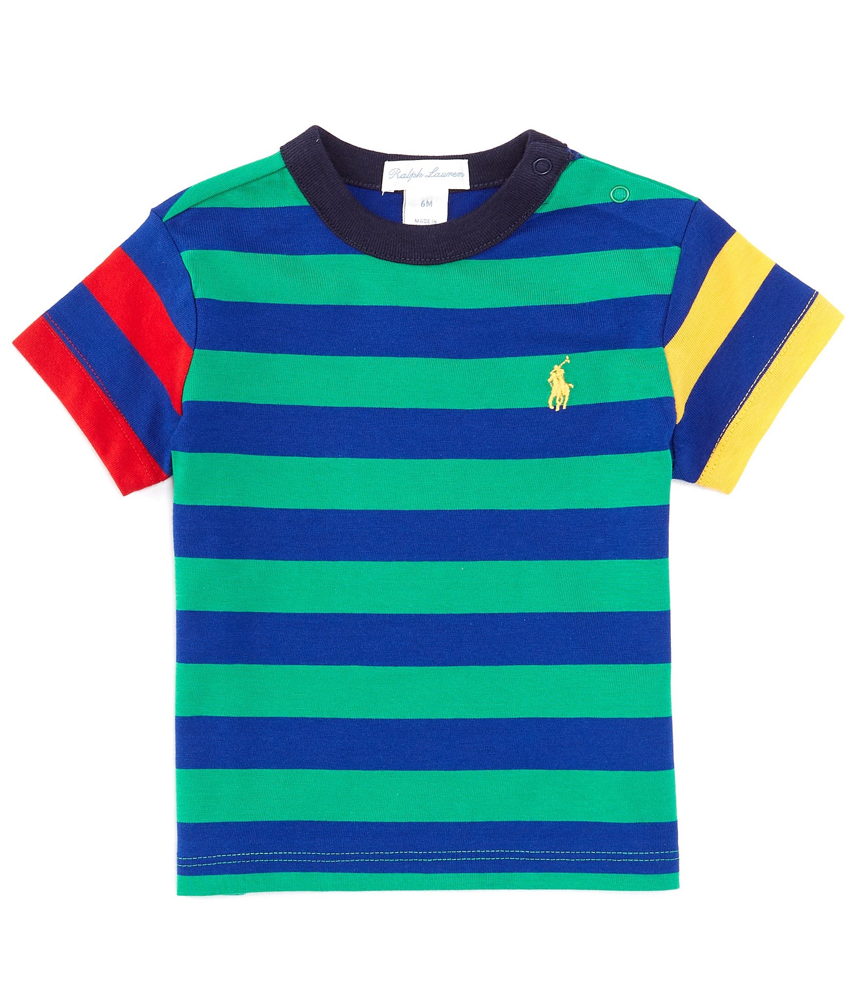 Ralph Lauren Baby Boys 3-24 Months Short Sleeve Striped Jersey T-Shirt