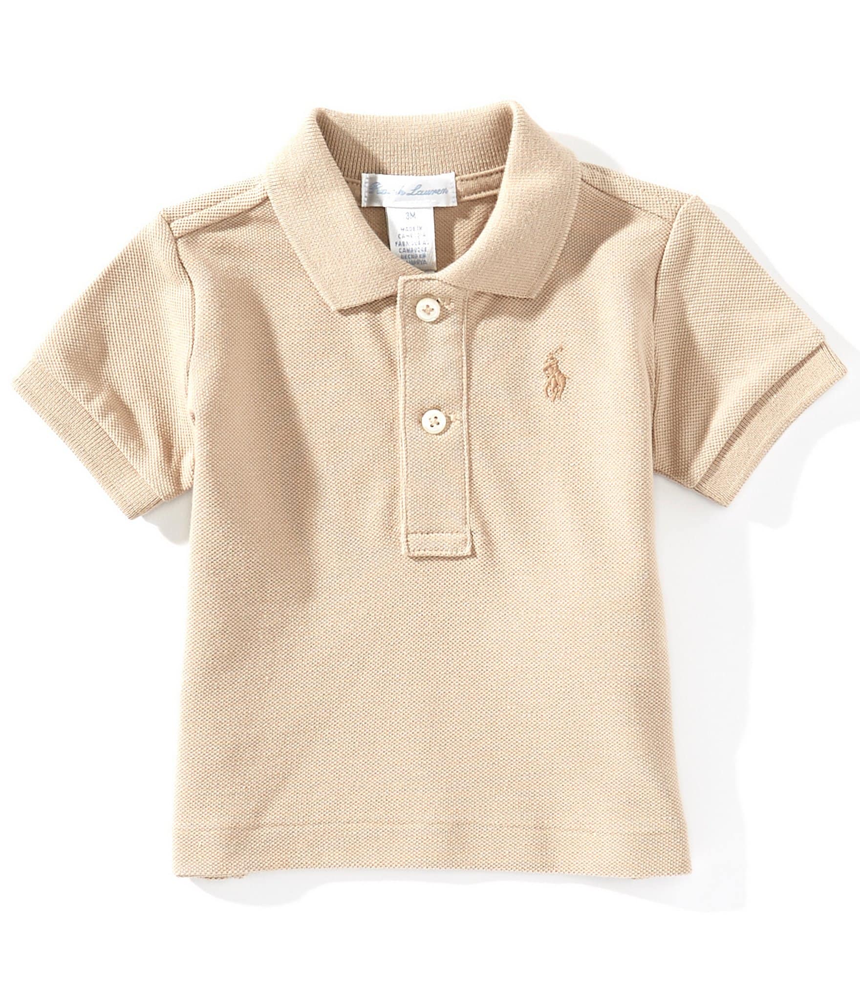 Ralph Lauren Baby Boys Short Sleeve Mesh Polo Shirt