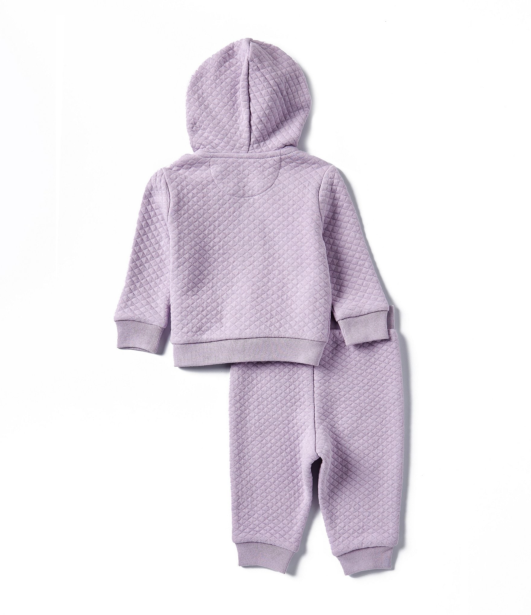 Ralph Lauren Baby Girls 3-24 Months Long Sleeve Quilted Hooded Jacket & Jogger Pant Set