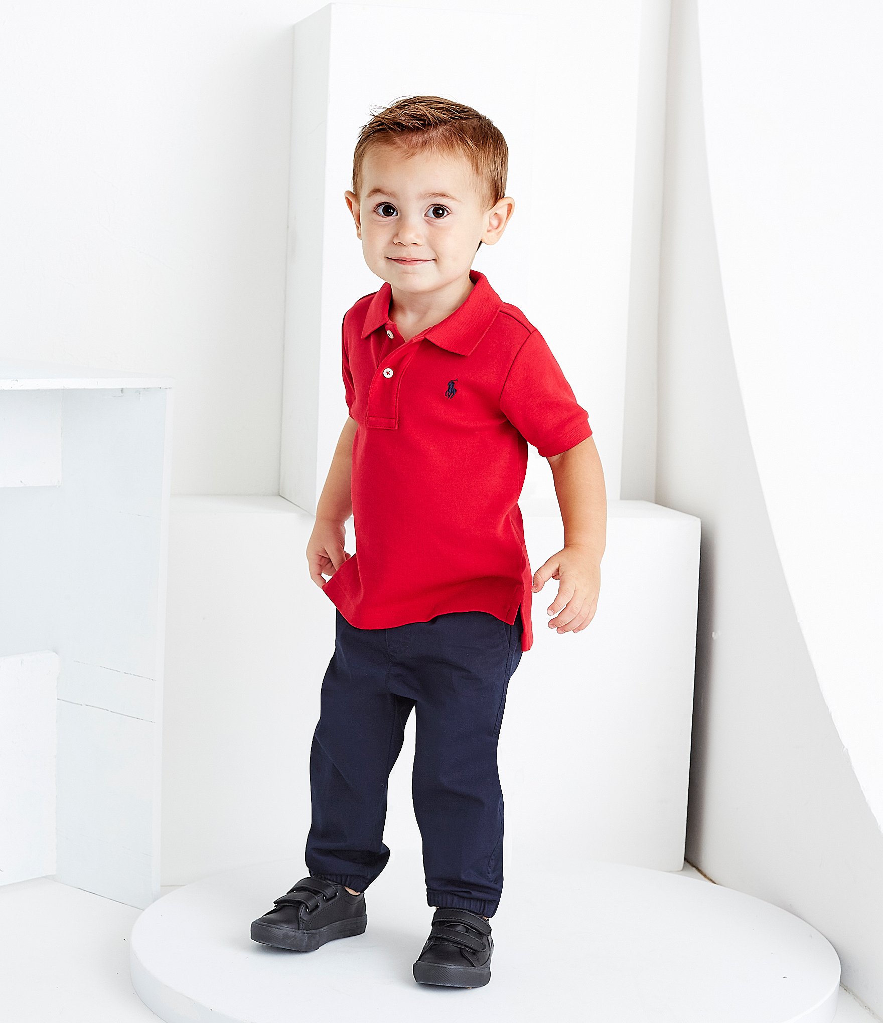 Ralph Lauren Baby Boys 3-24 Months Interlock Polo Shirt