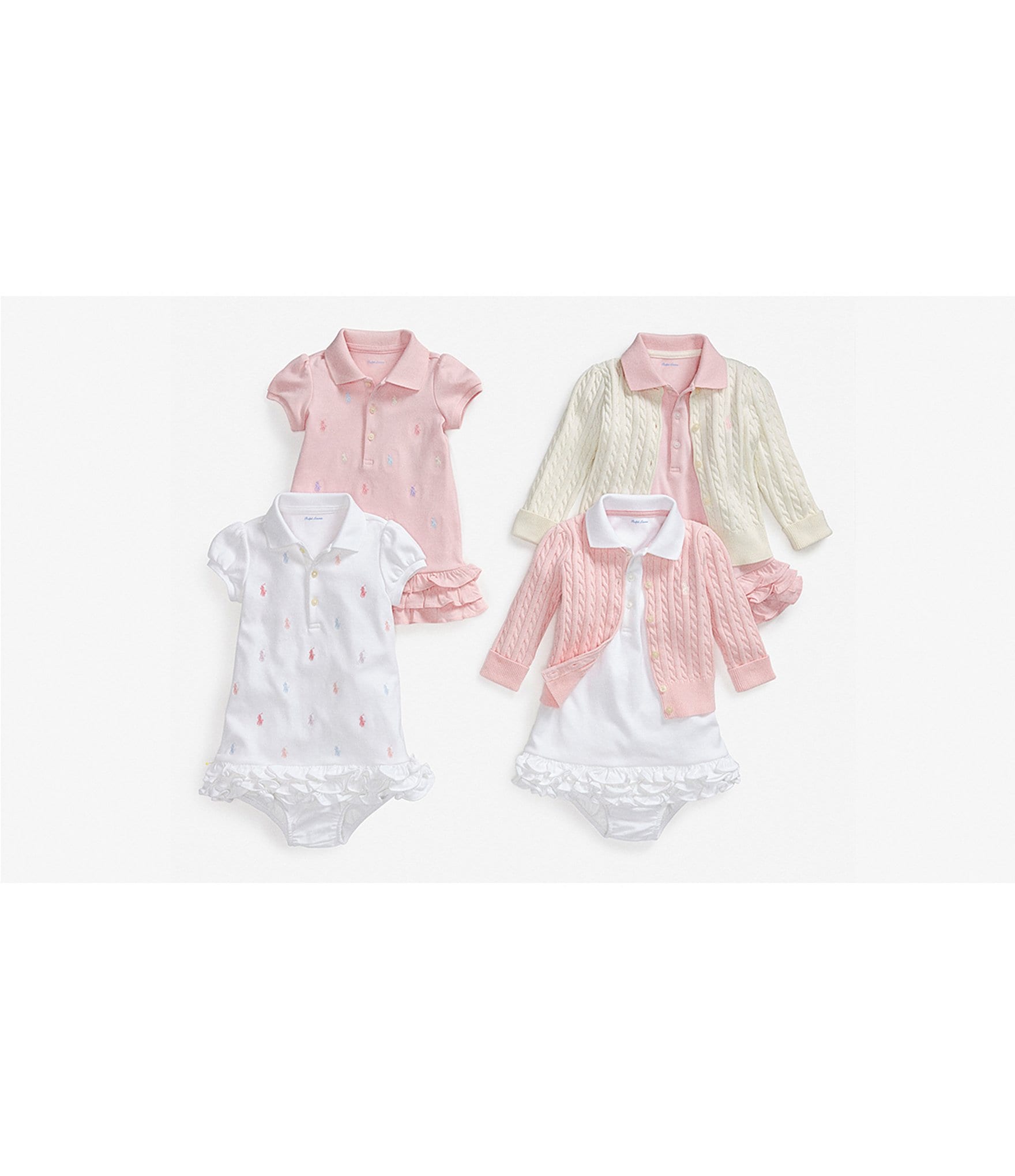 Ralph Lauren Baby Girls 3-24 Months Mini Cable-Knit Cardigan