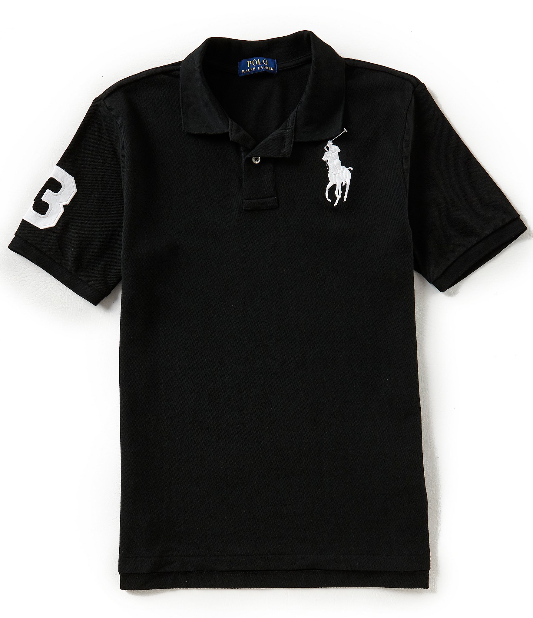 Polo Ralph Lauren Big Boys 8-20 Short Sleeve Basic Mesh Big Pony Player Polo Shirt